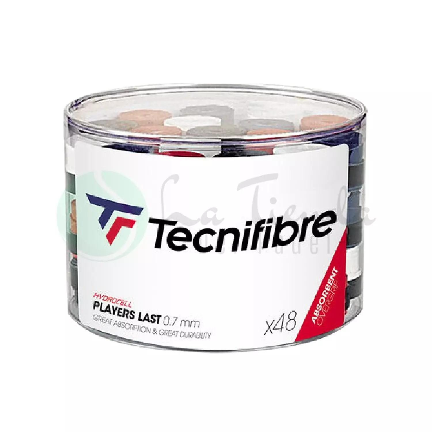 Tecnifibre Hydrocell Absorbent Overgrip (Full Pack 48 Pieces) image