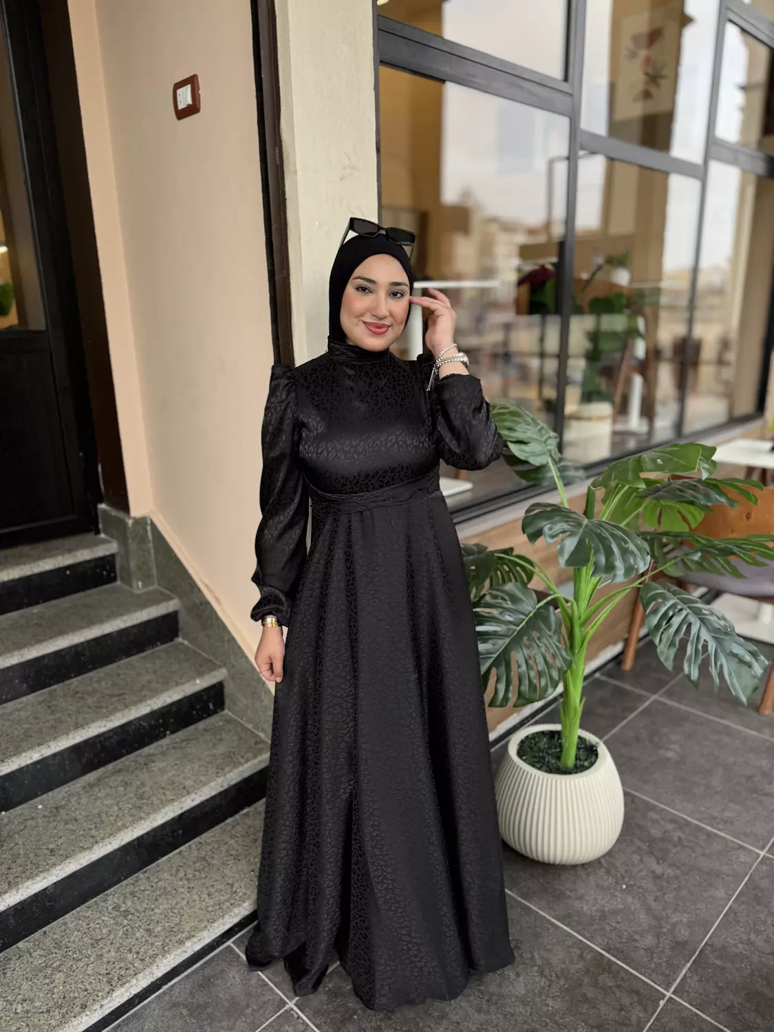 Black Bloom Dress 1