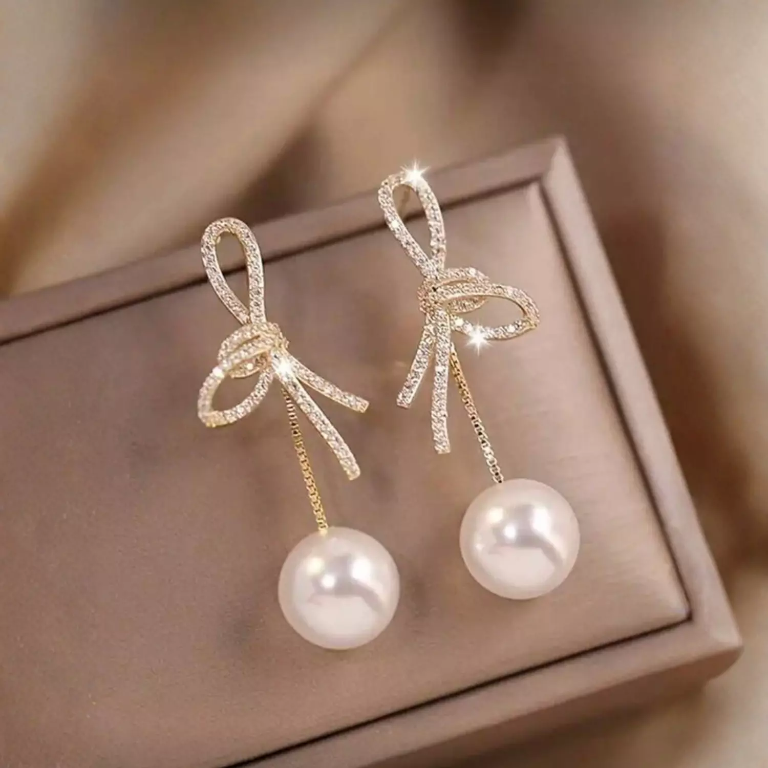 Retro Style Bow Earrings 1