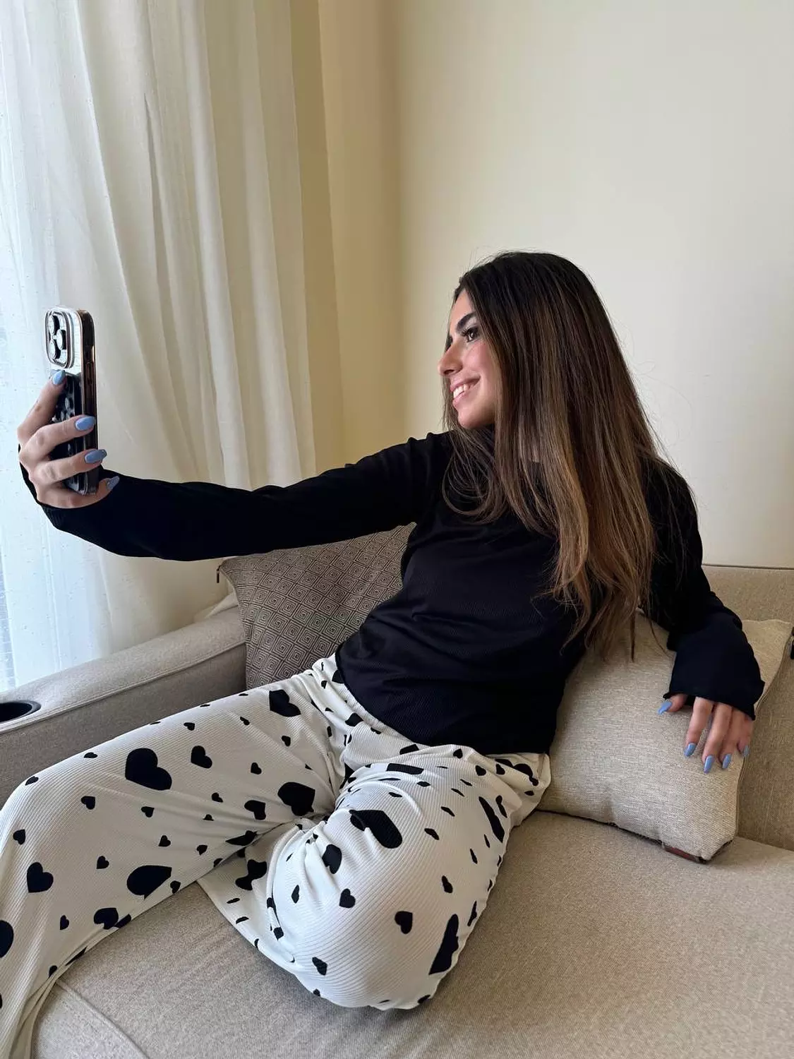 Hearts pjs 3