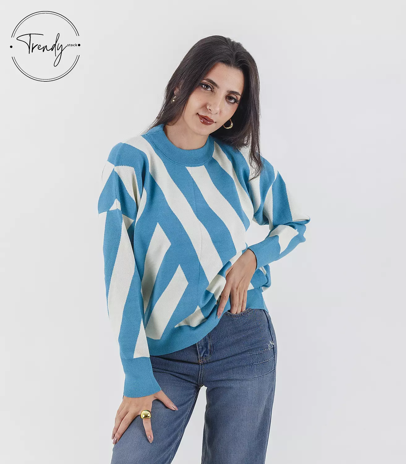 stripe Pullover image
