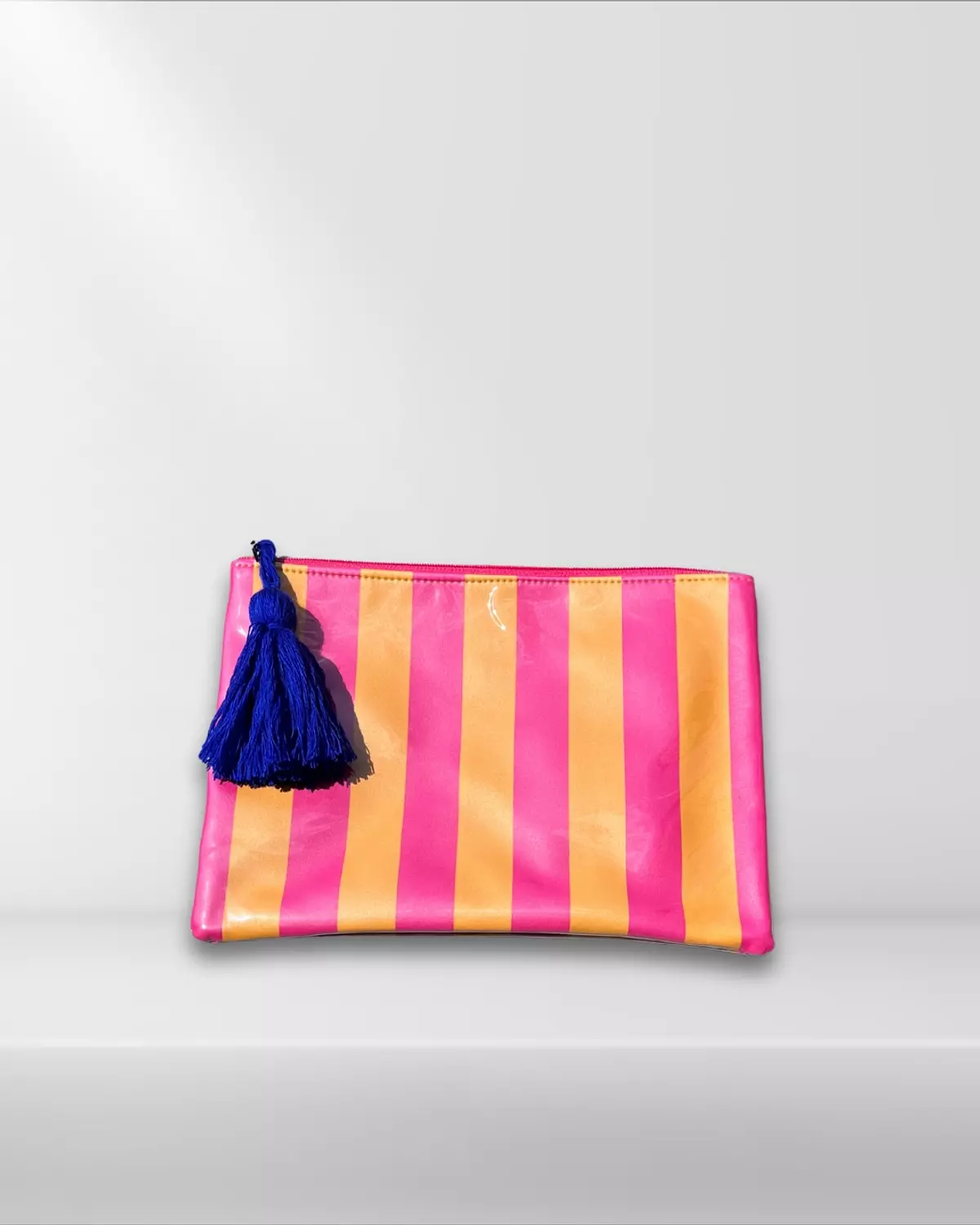 Fuchsia & Orange Striped image