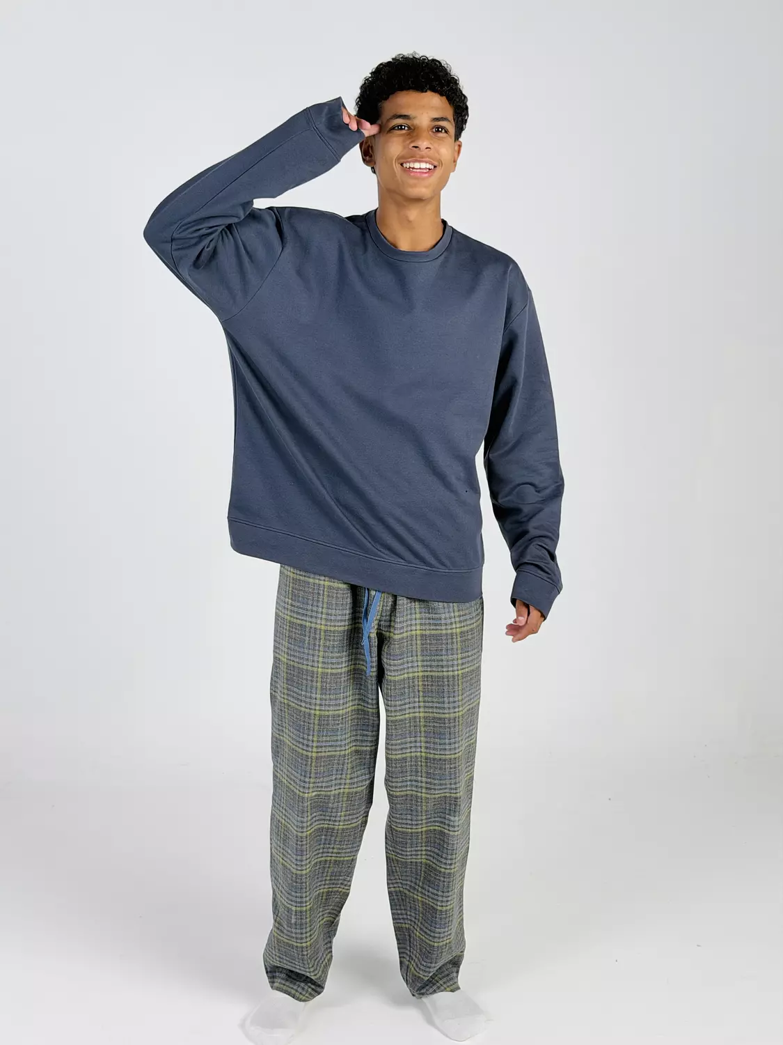 Graphite-Lime Pants 1