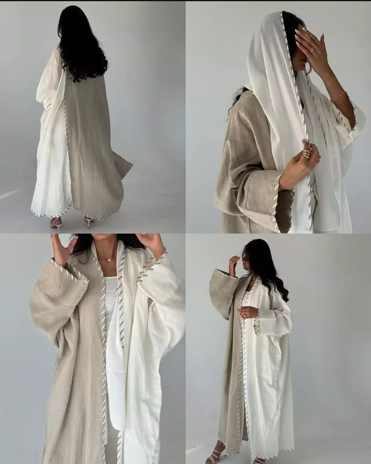 Islamic Linen-Cotton Abaya image