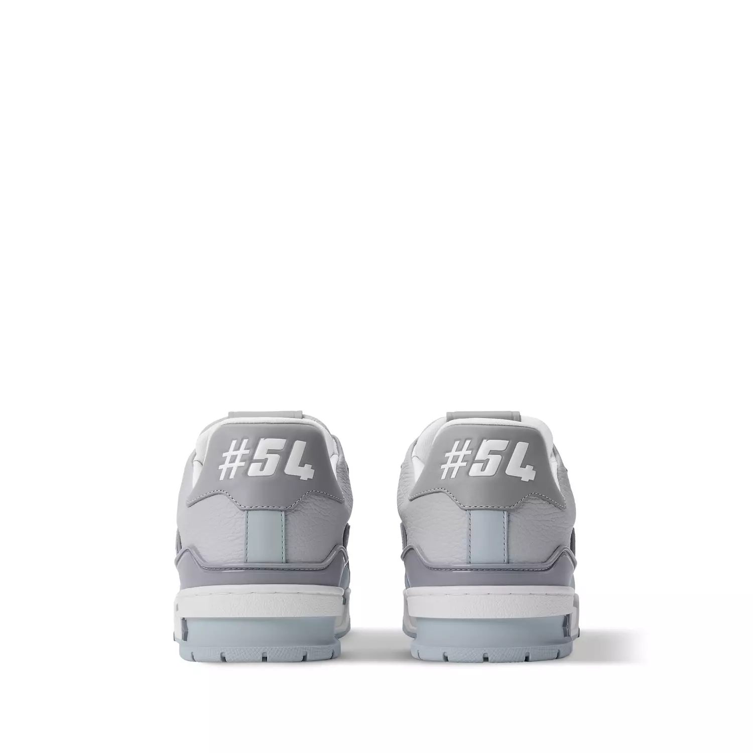 Louis Vuitton LV Trainer Sneaker, a luxury footwear model featuring a combination of grained and smooth calf leather hover image