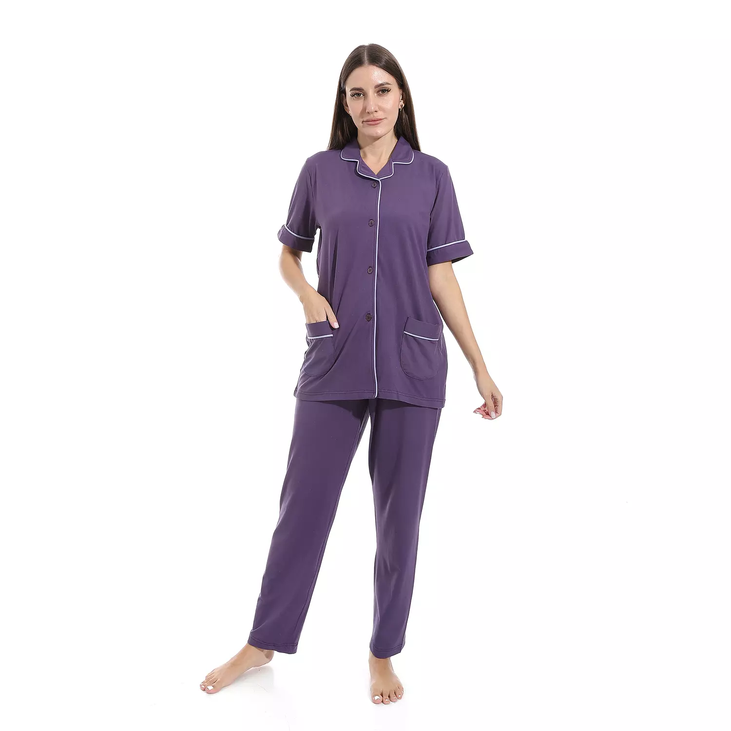 Women Classic PJ - 2534 - Purple image