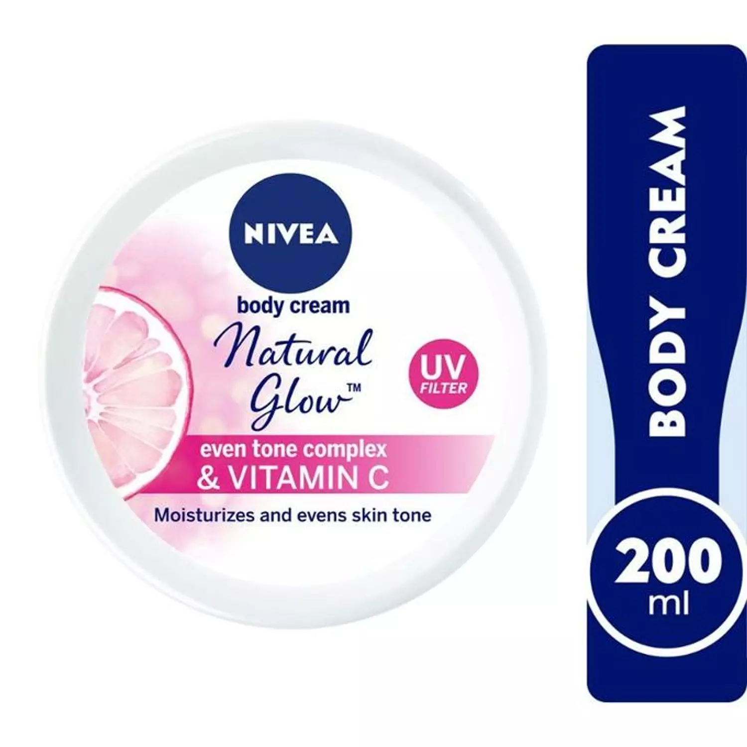 NIVEA NATURAL GLOW BODY CREAM 200 ML image