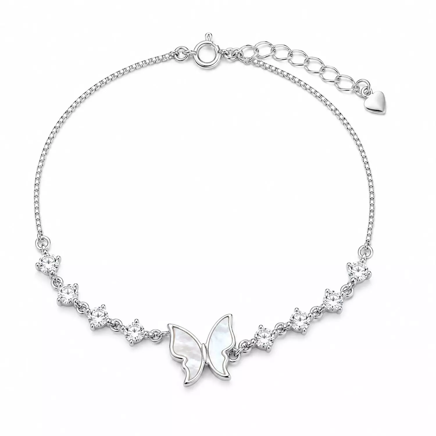 Silver Bracelet Butterfly 1