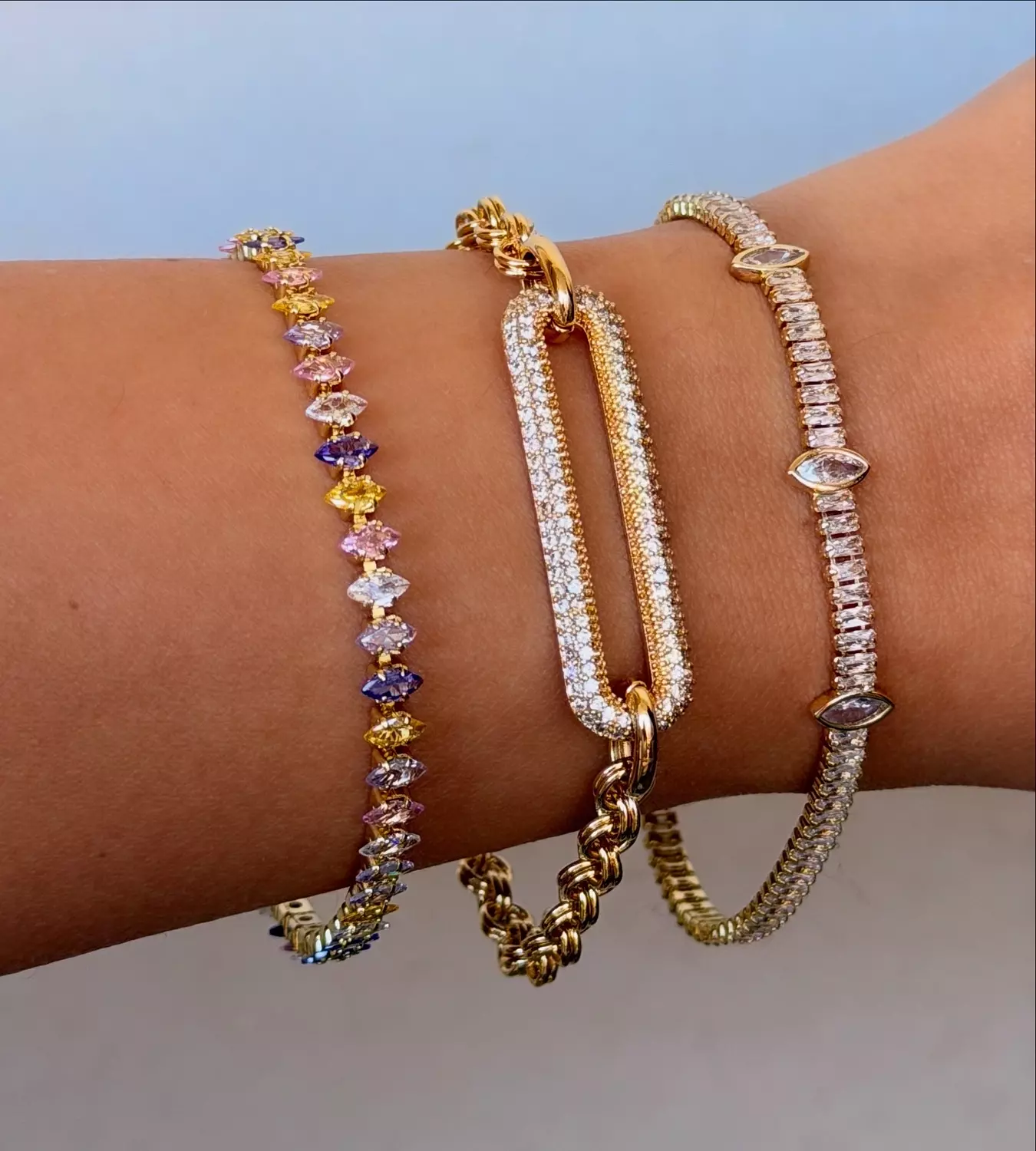 Pinky Rhinestone Set 3