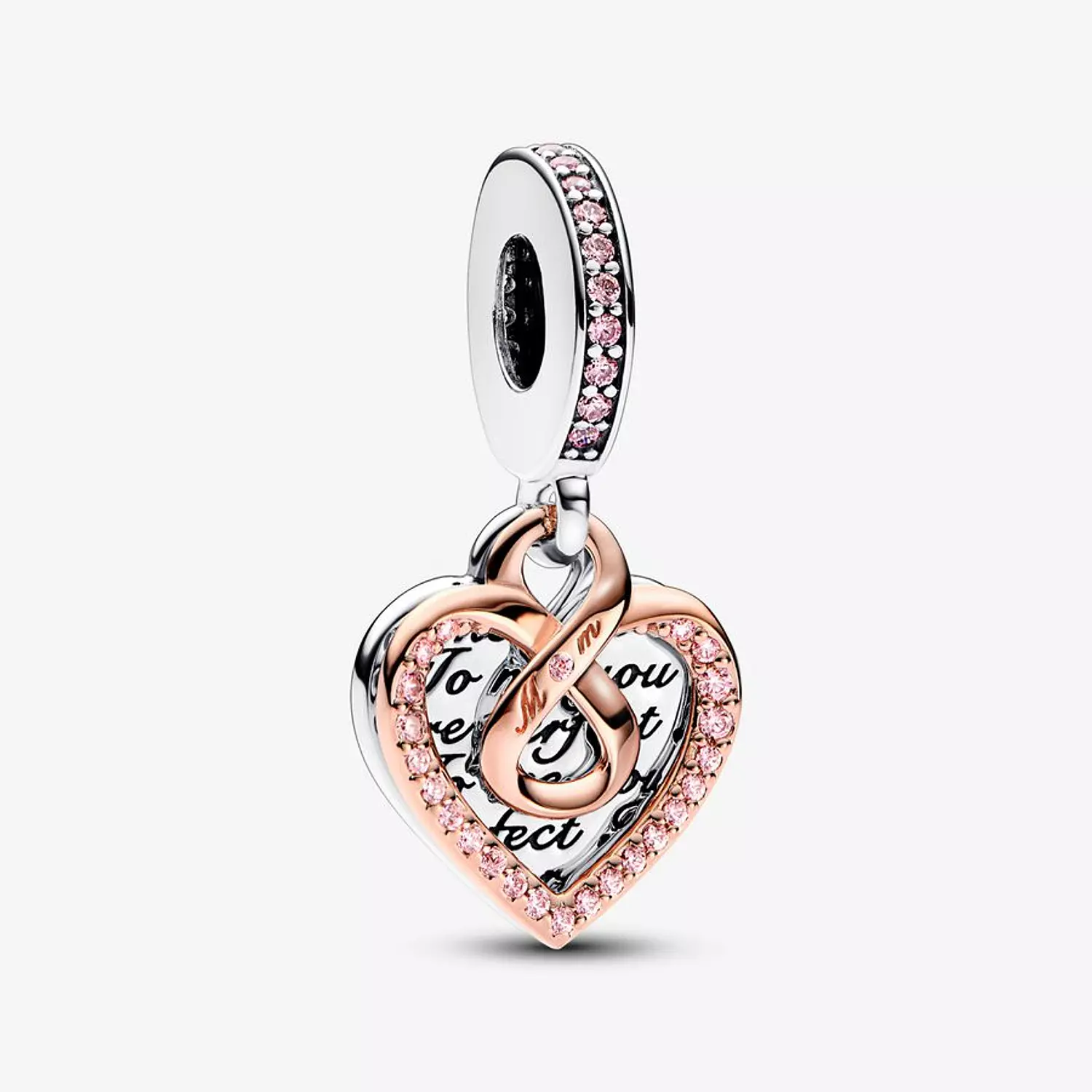 Sterling silver and 14k rose gold-plated unique metal blend-Charm-2023 C image