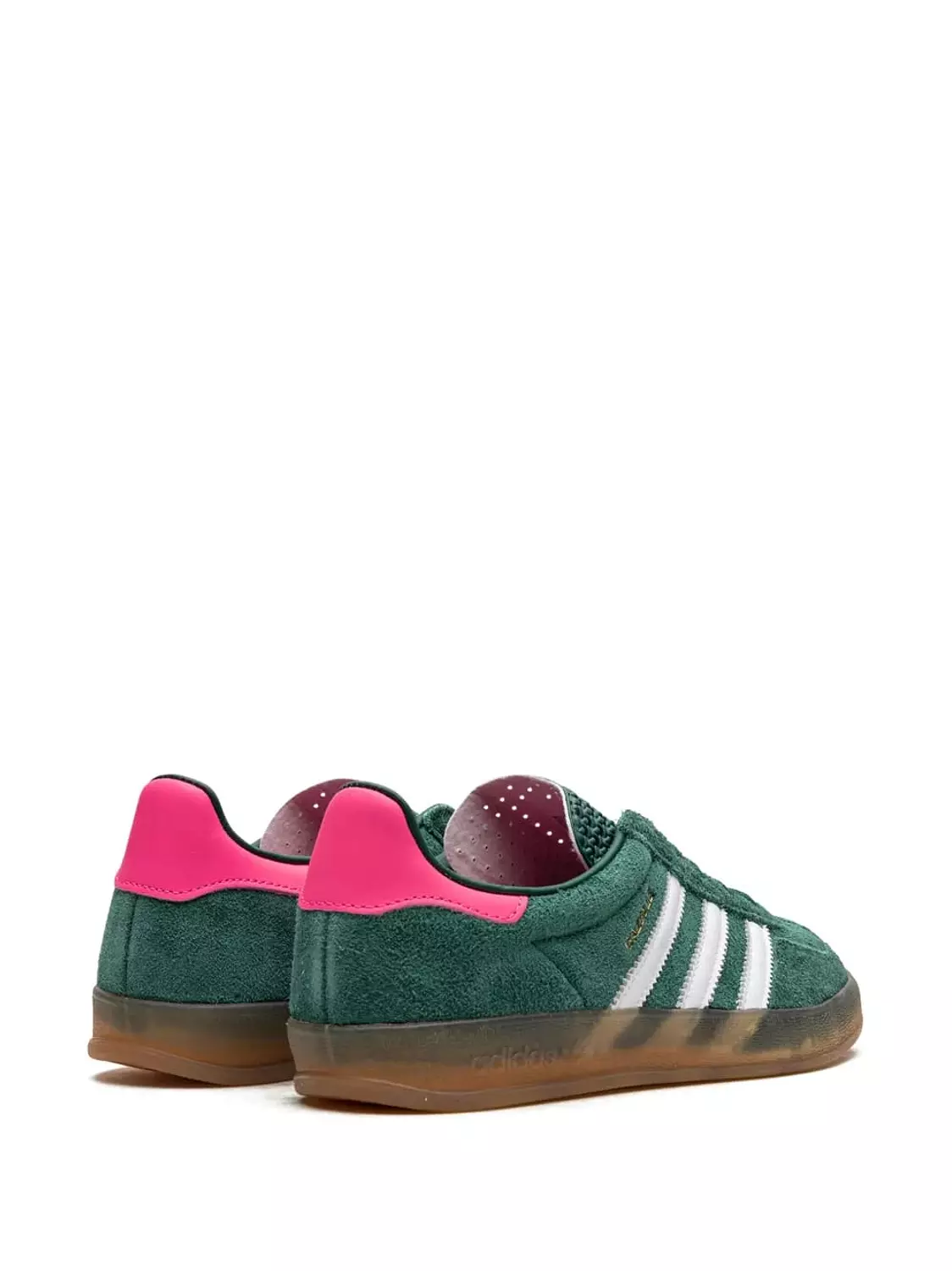 Adidas, Women's Adidas Gazelle Indoor Collegiate Green Lucid Pink 1