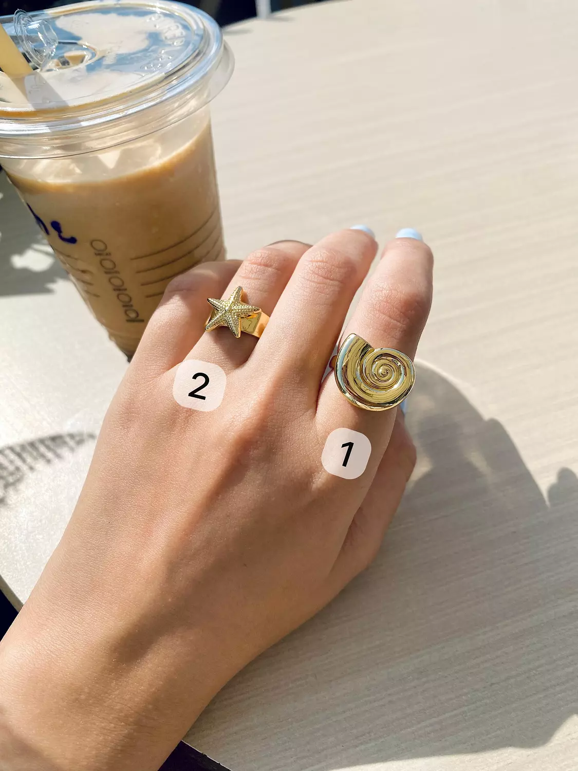 Sea inspiration rings 1