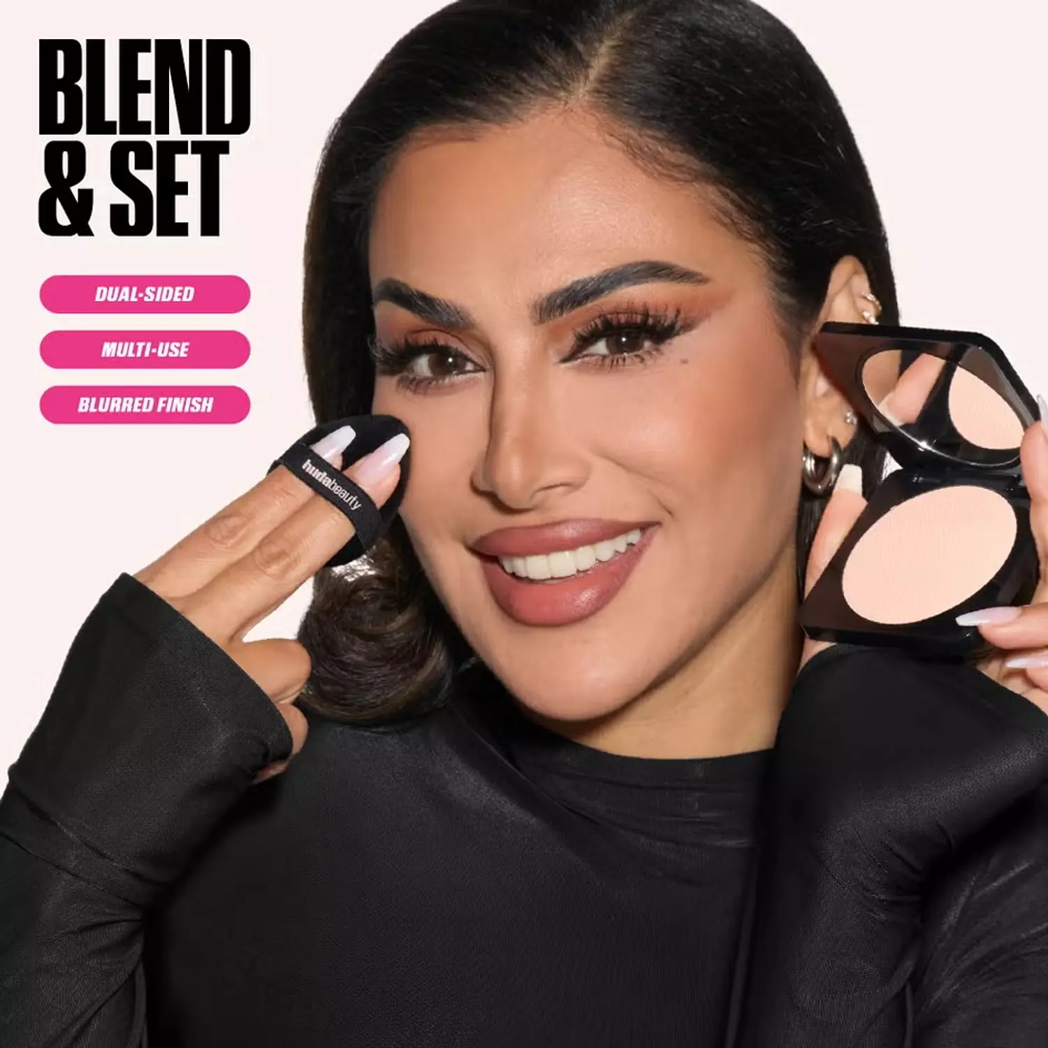 Huda Beauty Easy Bake Marshmallow Puff & Sponge Dual-Sided hover image