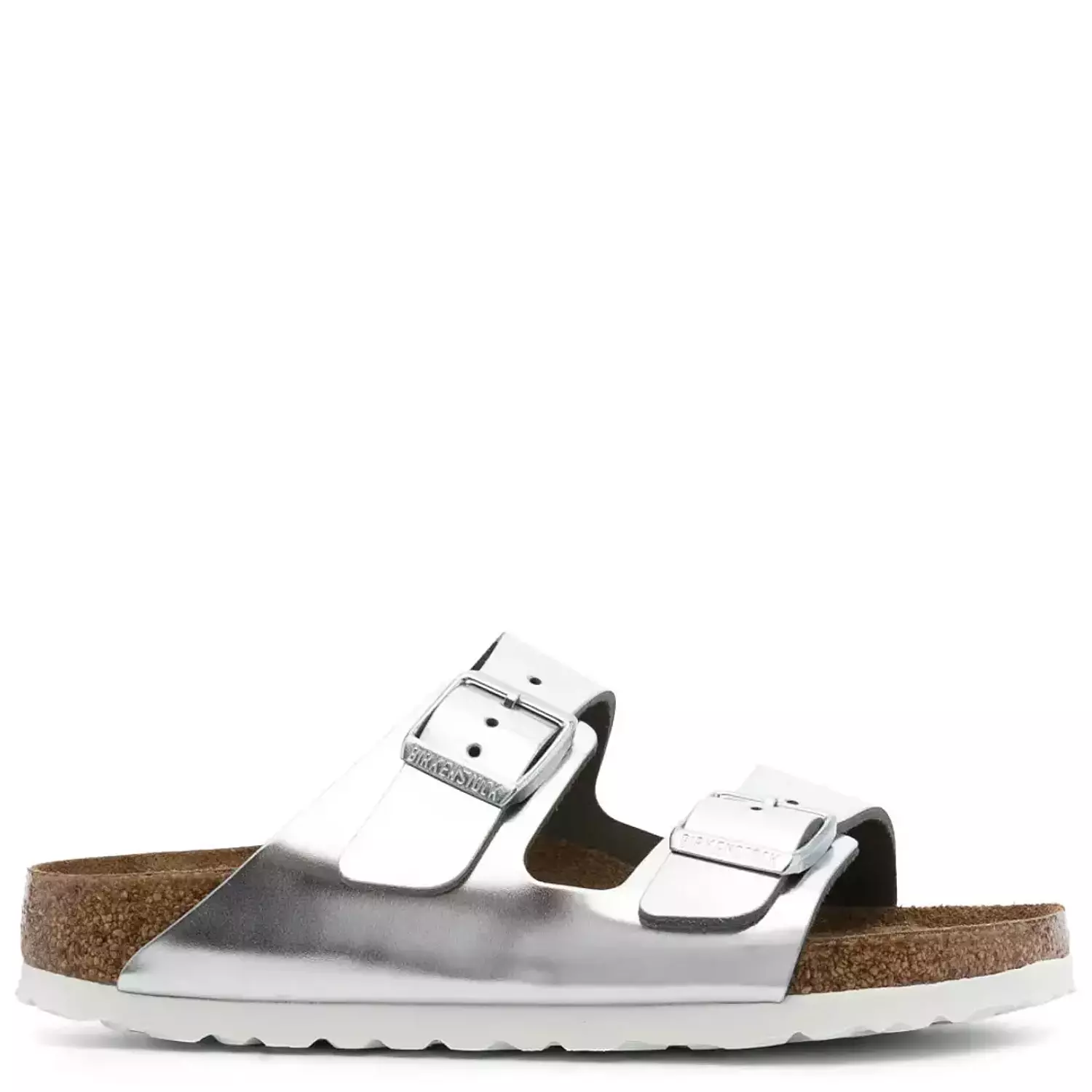 Birkenstock Arizona Birko-Flor – Electric Metallic Silver image