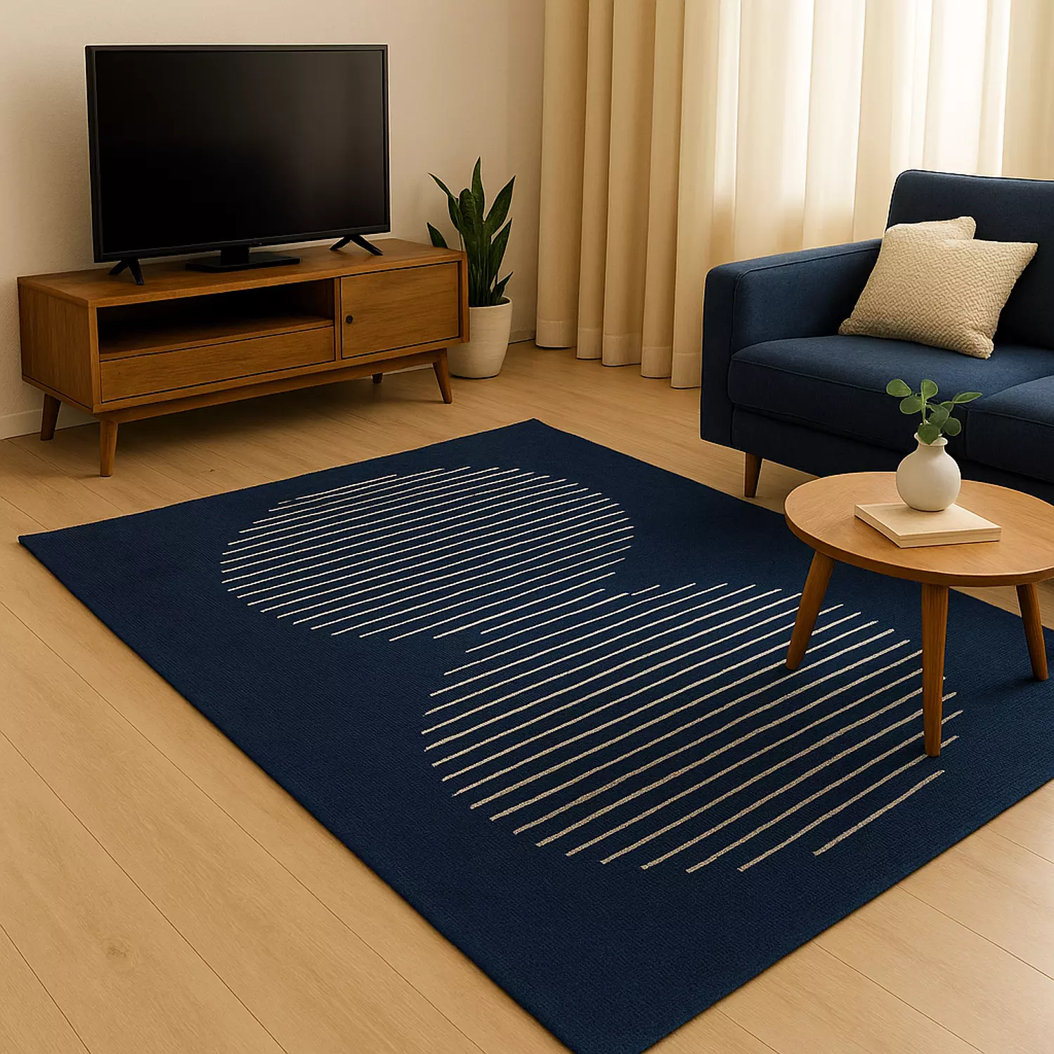 Midnight Kemet Kilim Rug 1