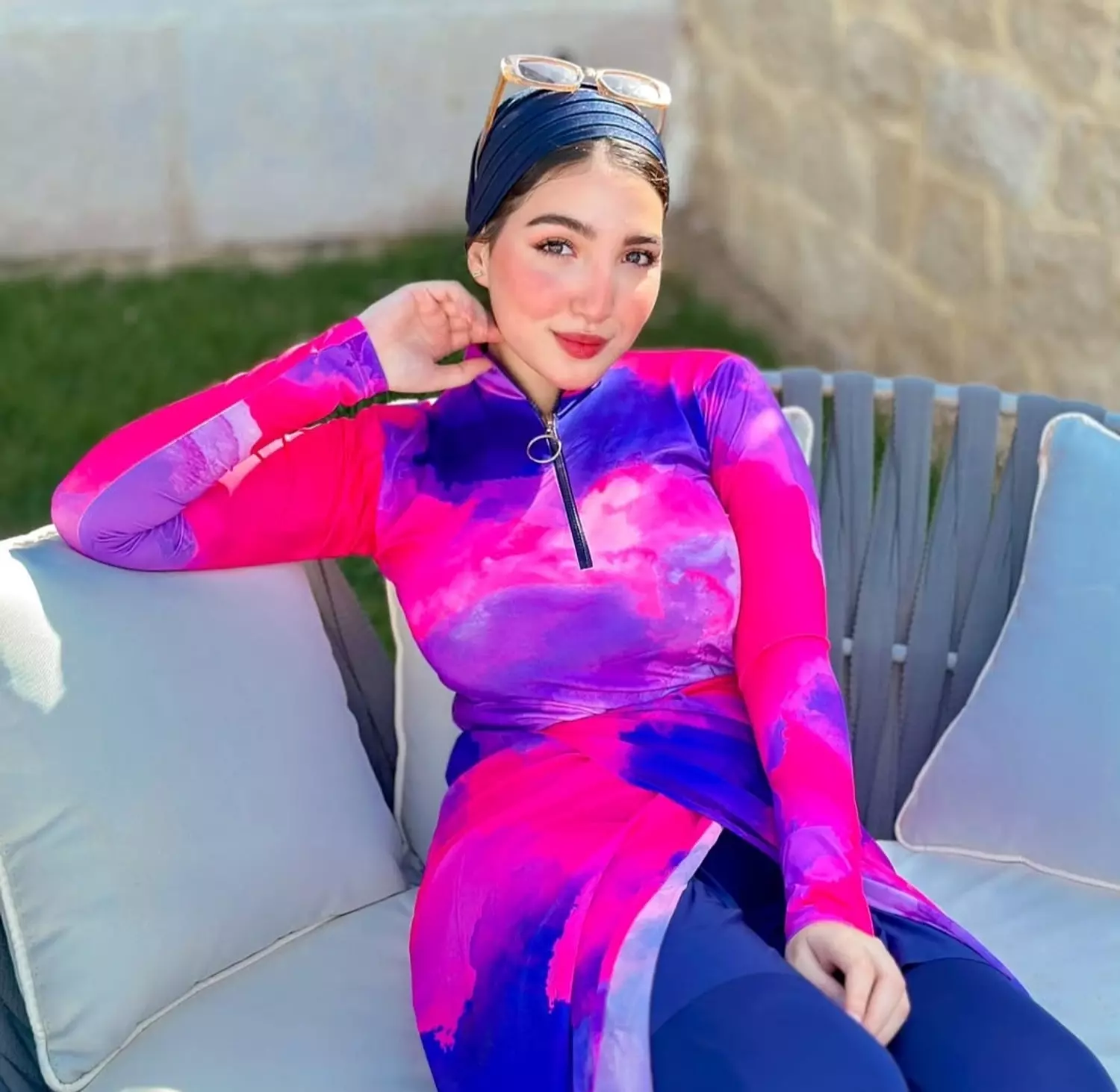 Lilac pink Burkini 🩷💙 6