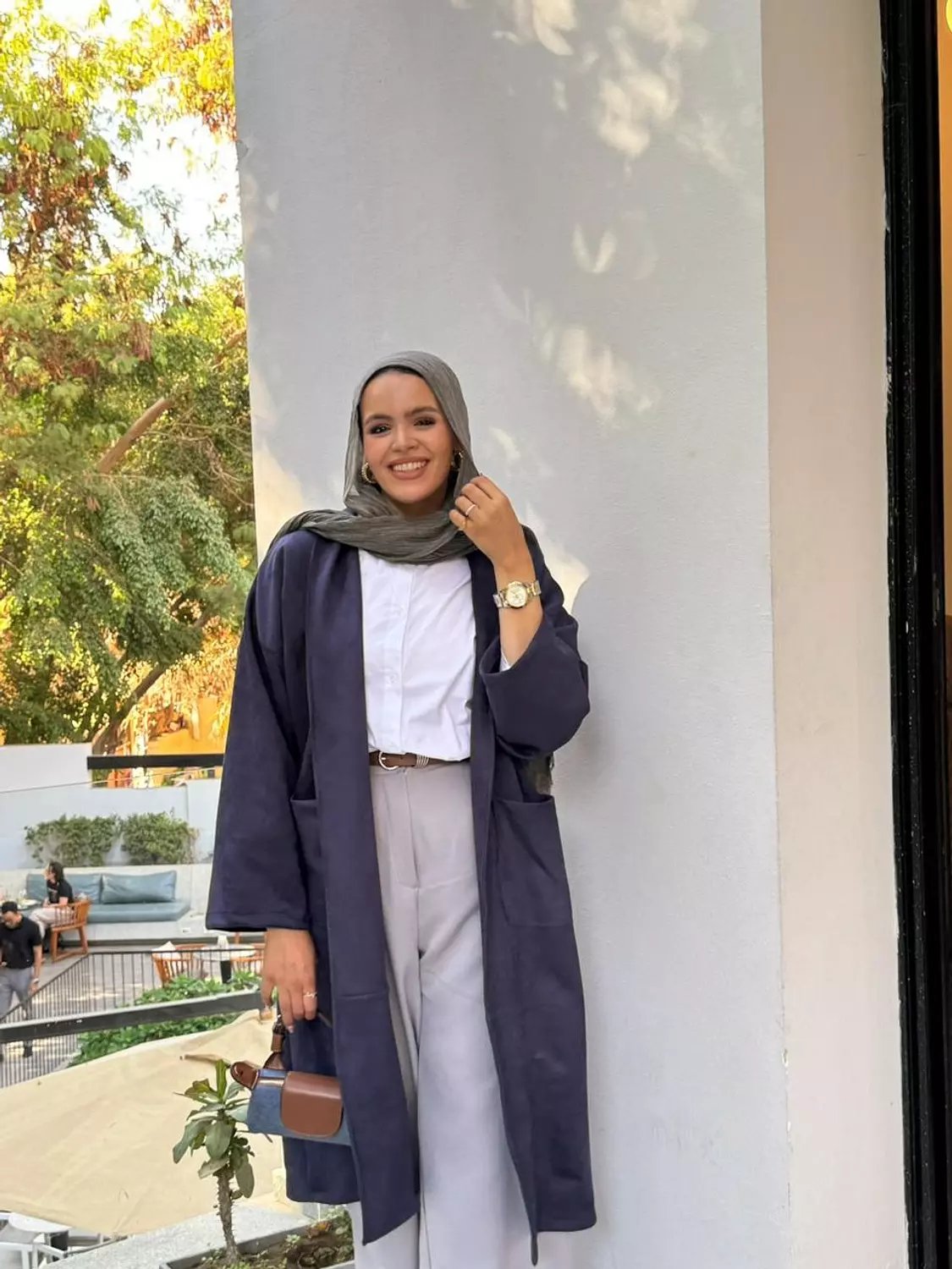 Long cardigan Navy image