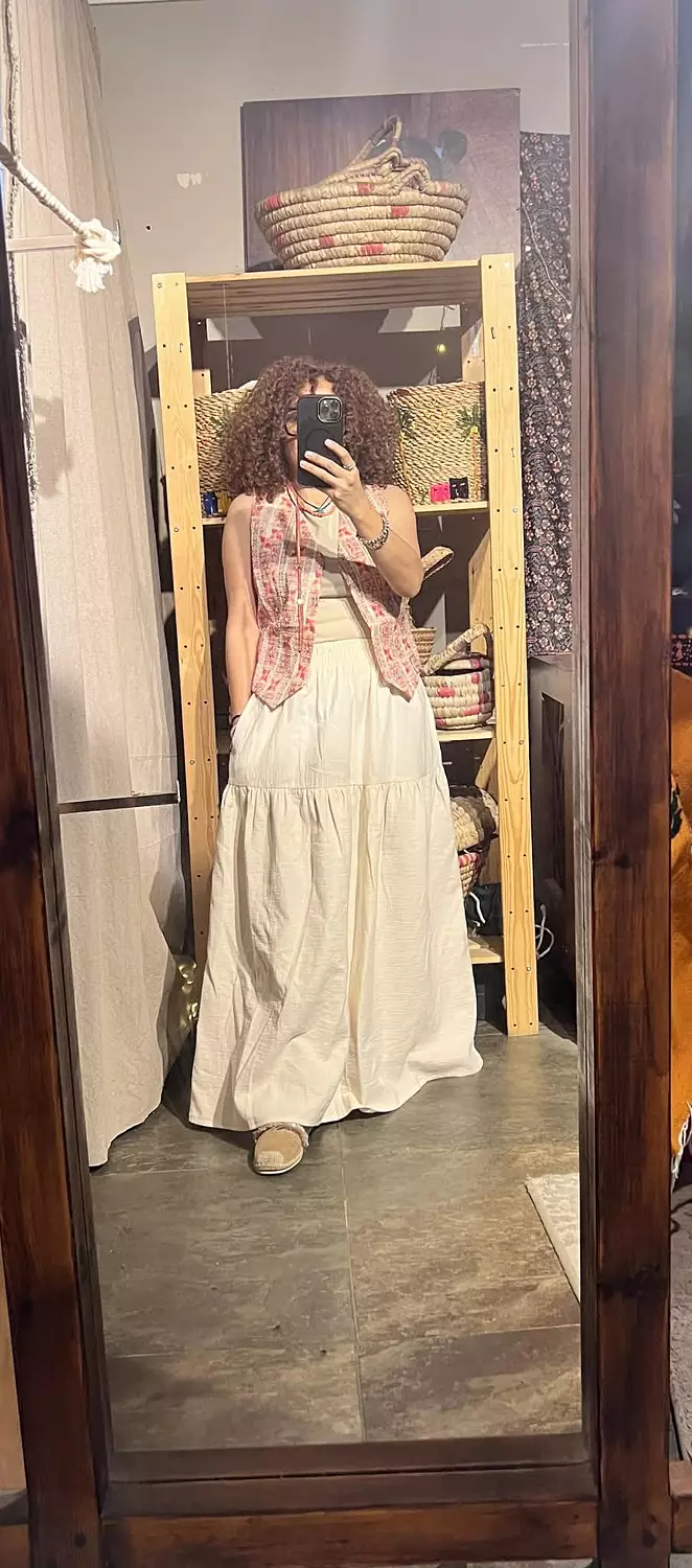 Linen sleeveless sirma vest 6