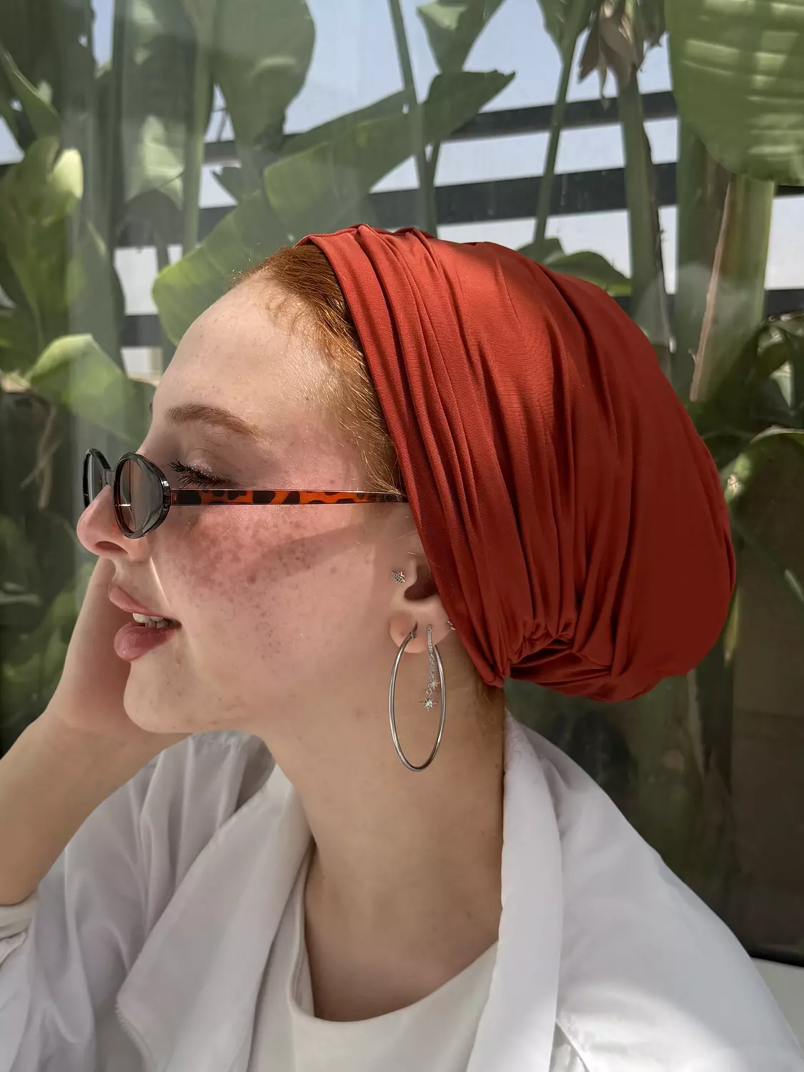 The burnet orange turban 1