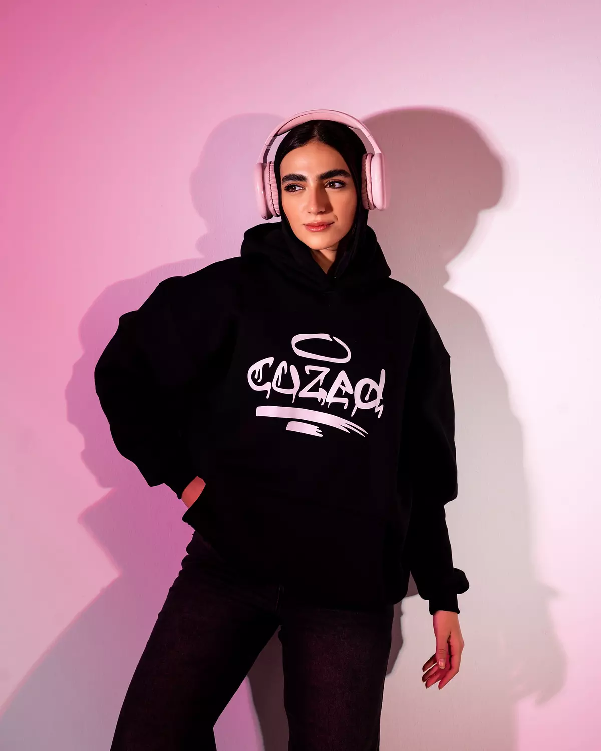  ( FROM ANOTHER DIMENSION) black hoodie  image