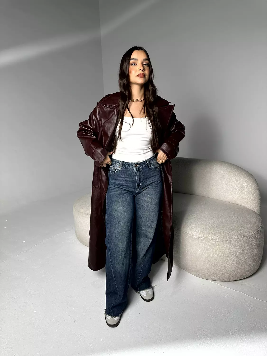 Leather Trench Coat 21