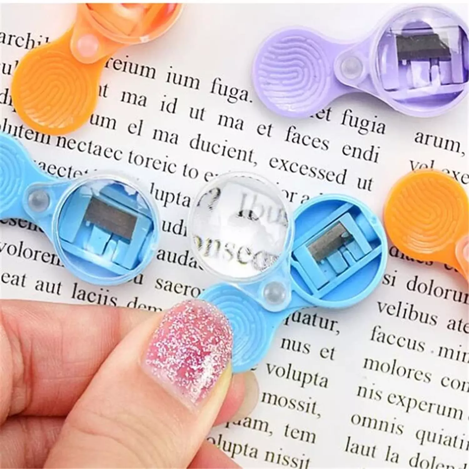 براية قلم رصاص + سنون  Lead Pencil Sharpener, Mini 2mm   4