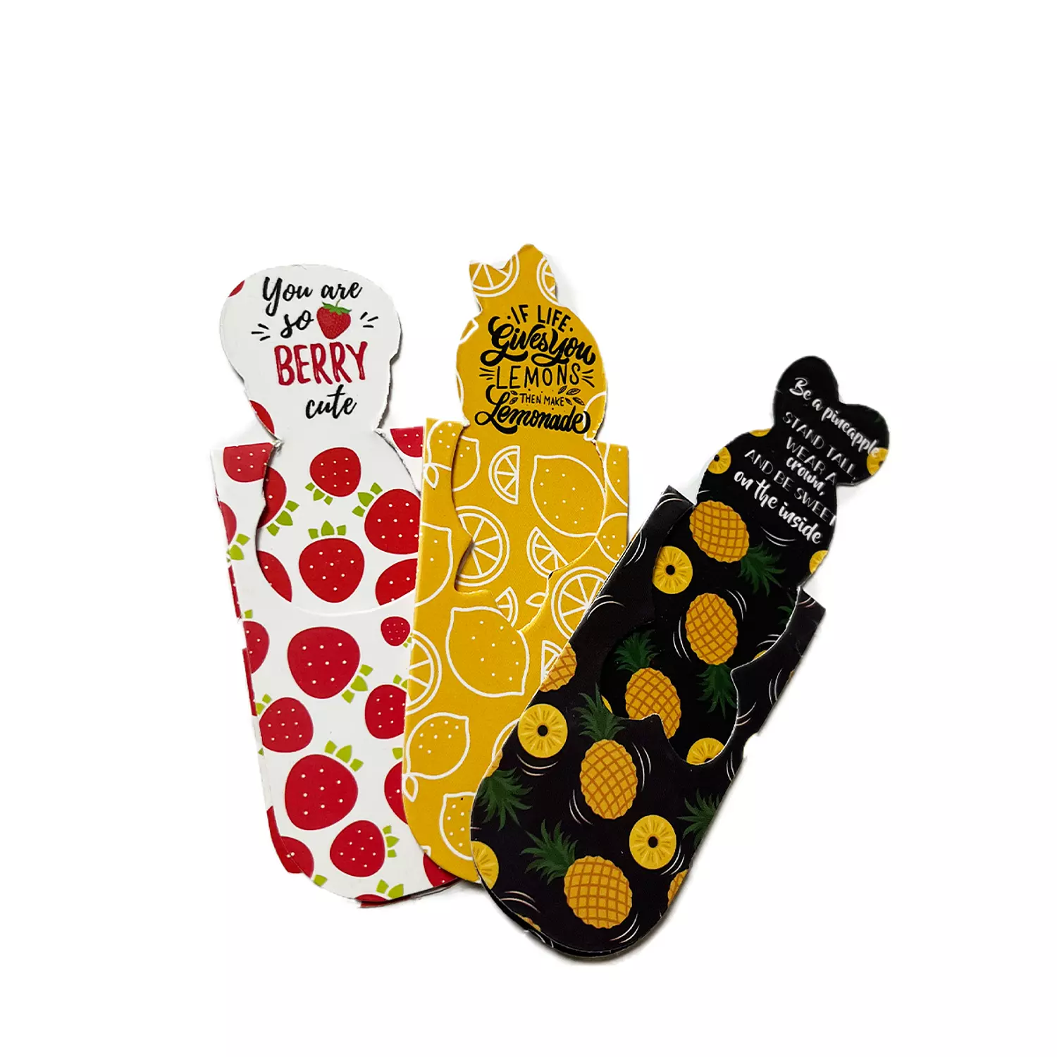 Memo Magnetic Bookmarks "Fruits" (3 pcs) hover image