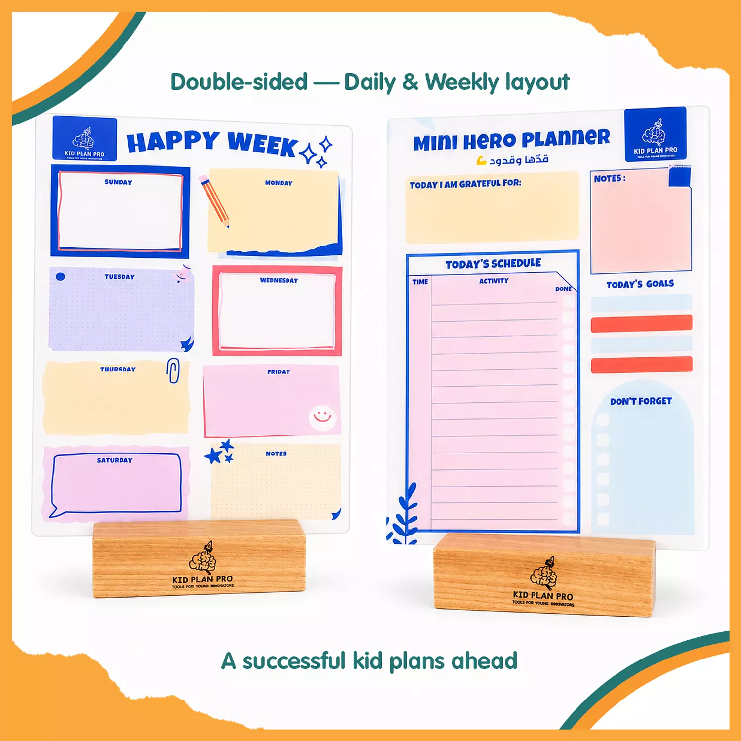 Mini Hero Planner for children (Acrylic) image