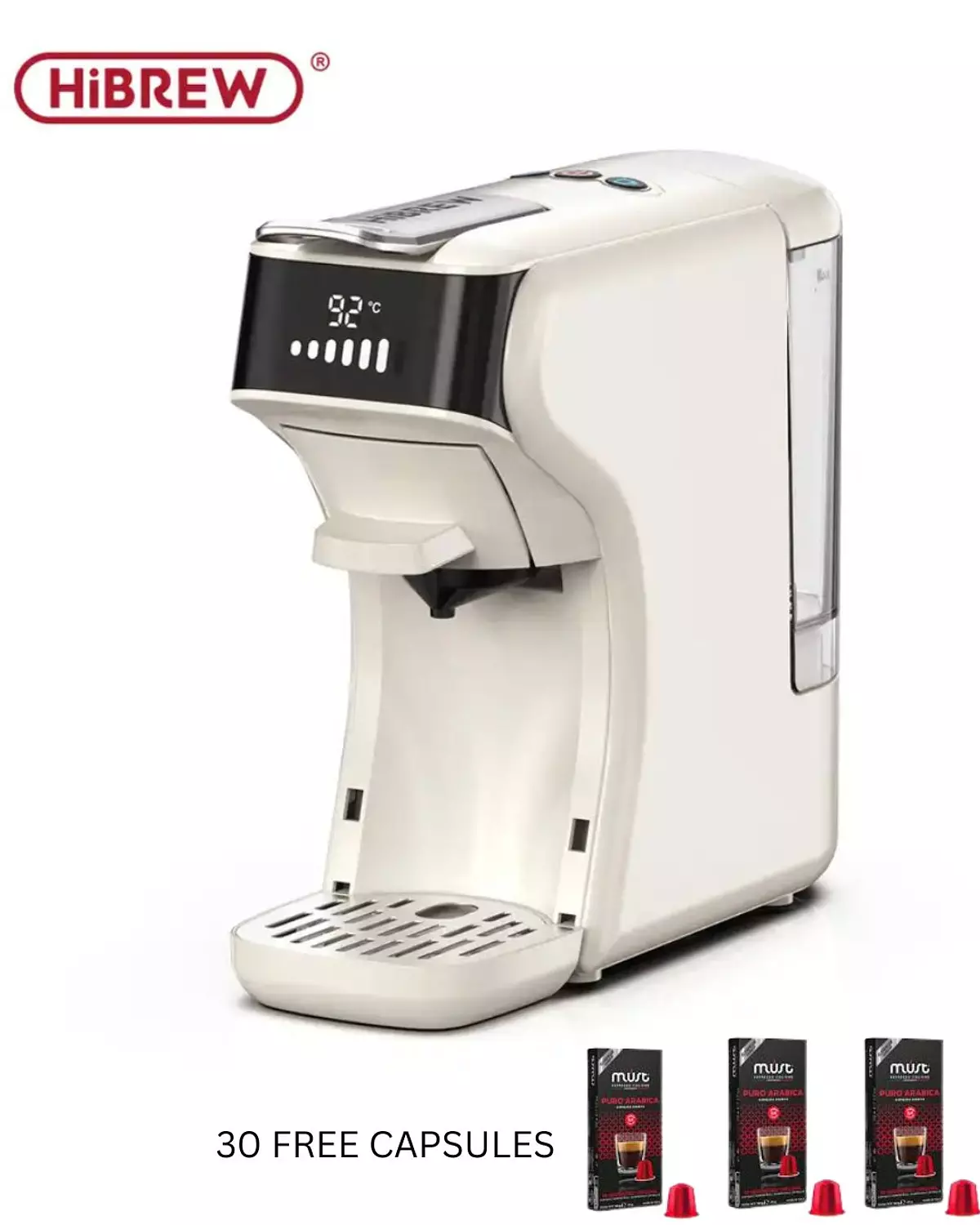 H1B 6 IN 1 Beige  Hot/Cold Brew 20 Bar 0.6 liter tank  image