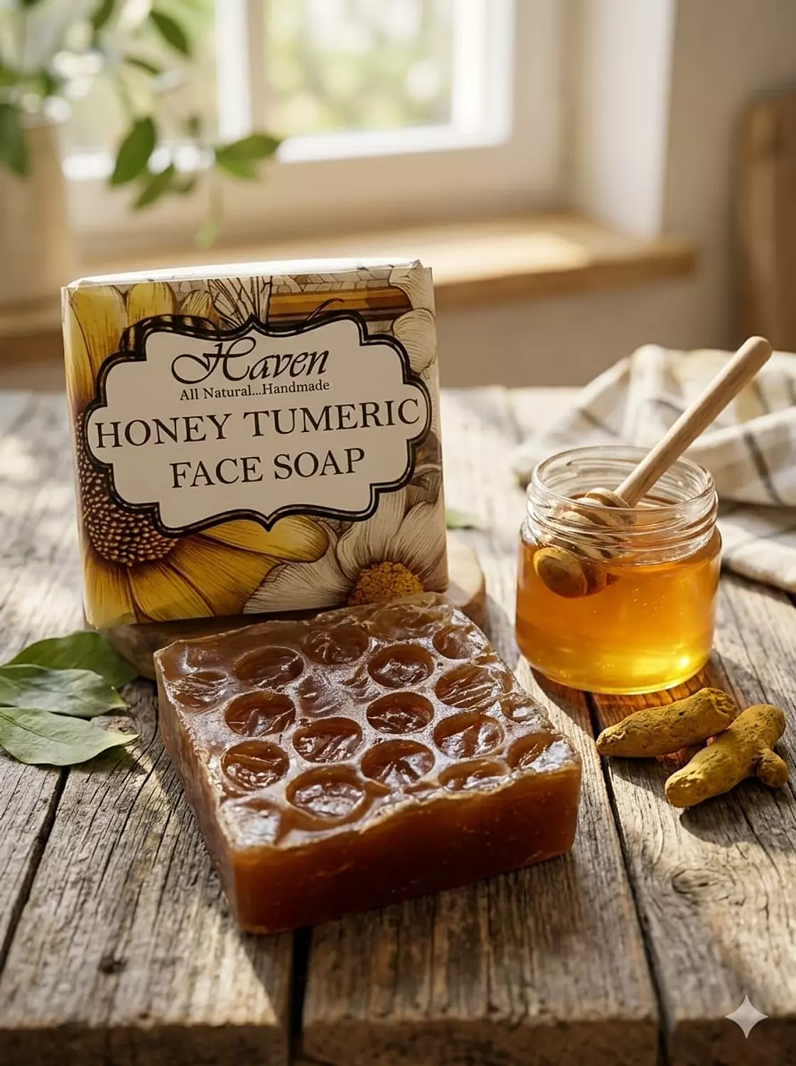 Honey Tumric Face Soap image