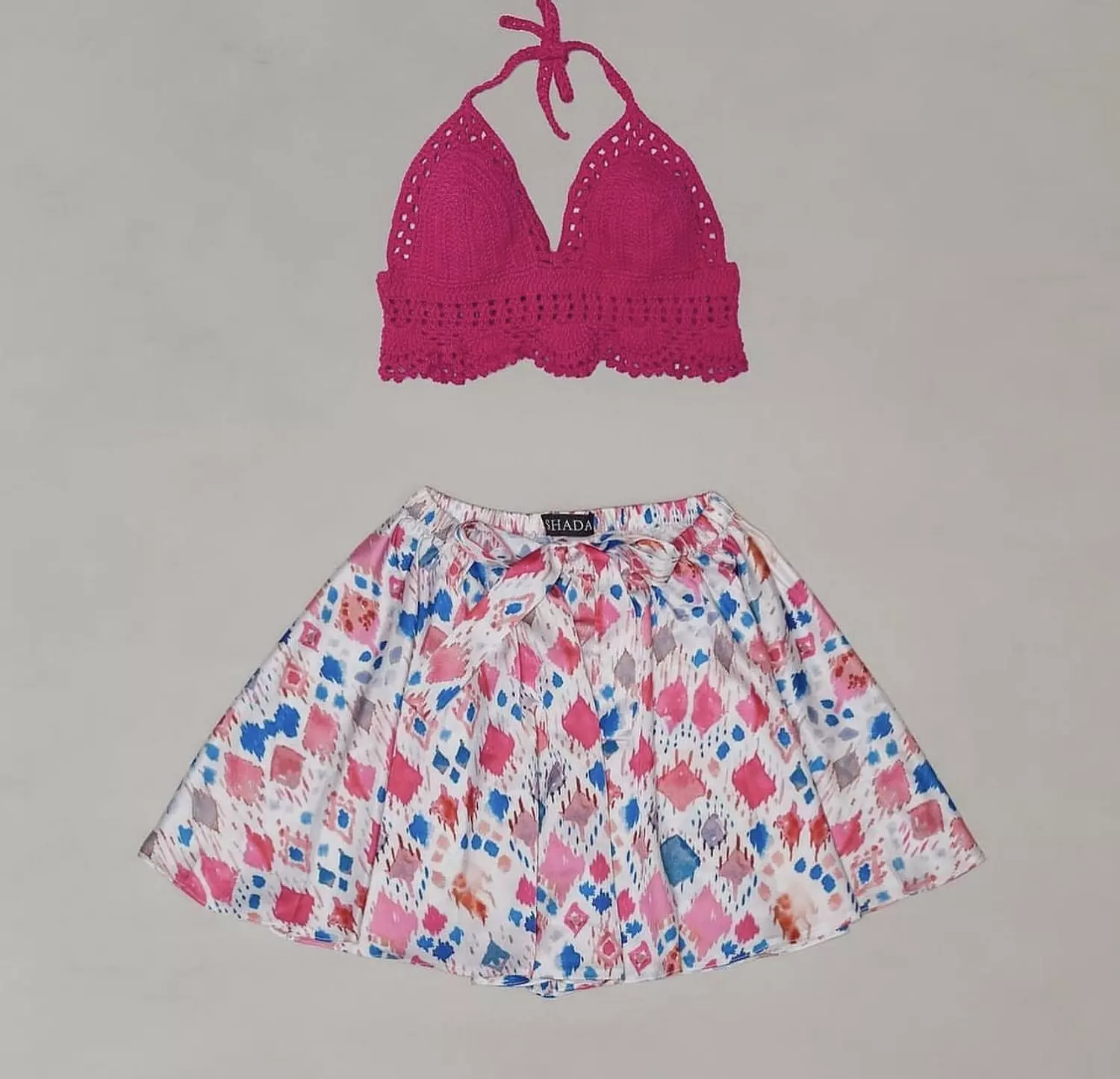 Printed Top and Shorts Set image