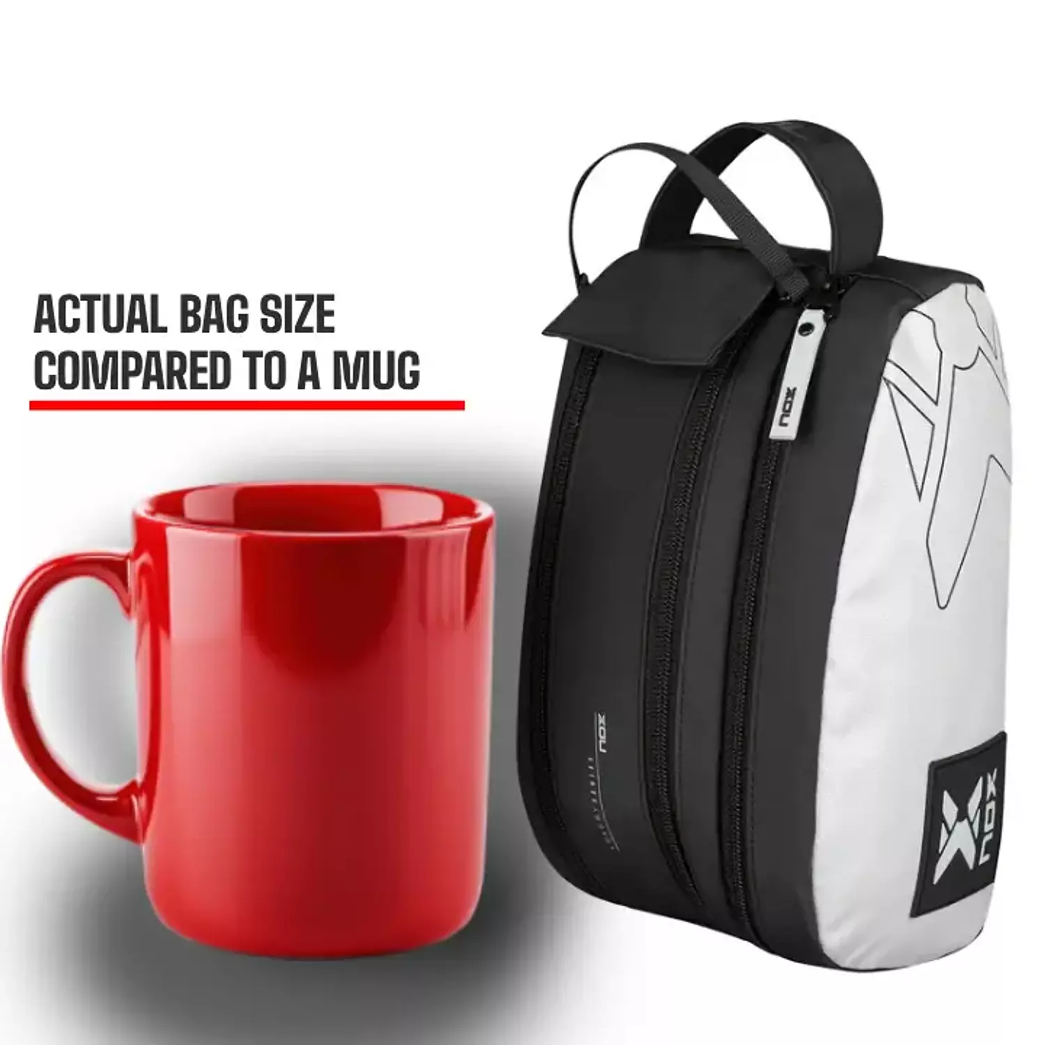 Nox White Toiletry Bag - Hand Bag hover image