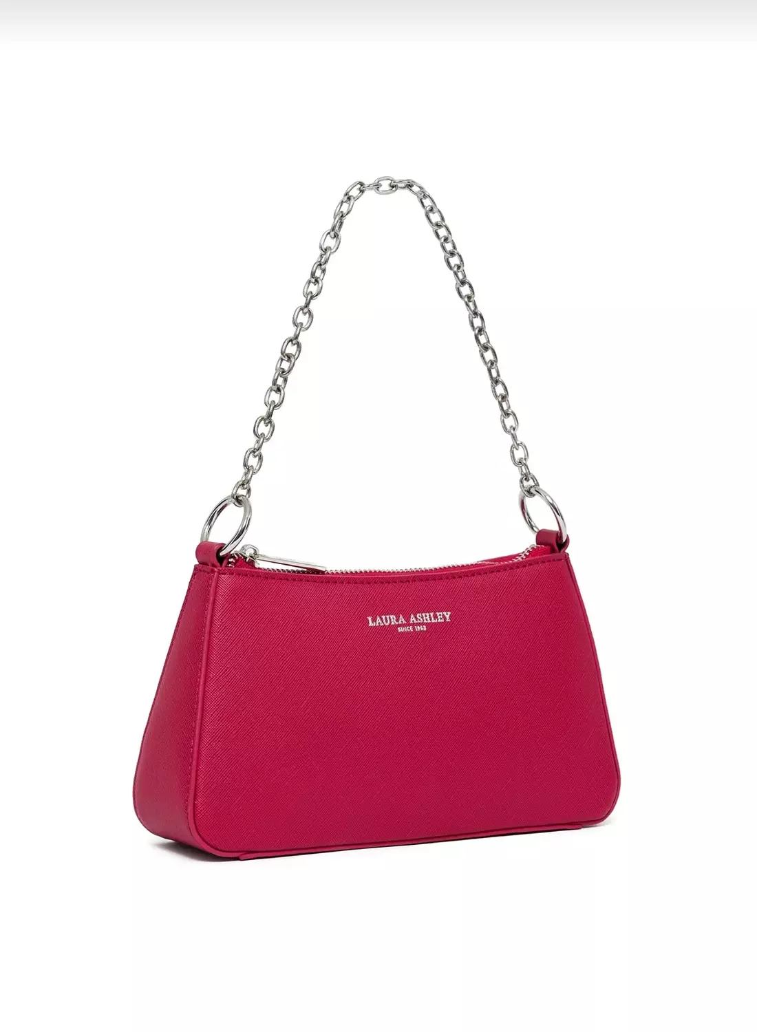 Fuchsia Cross bag with chain 2