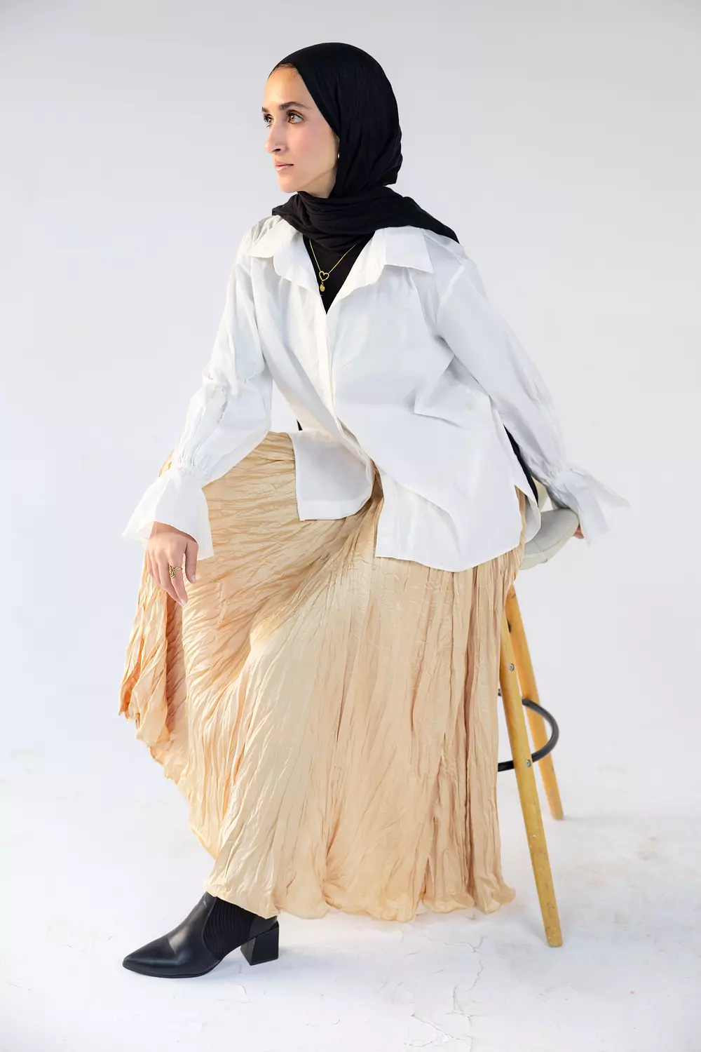 Sofia Skirt in Gold 3