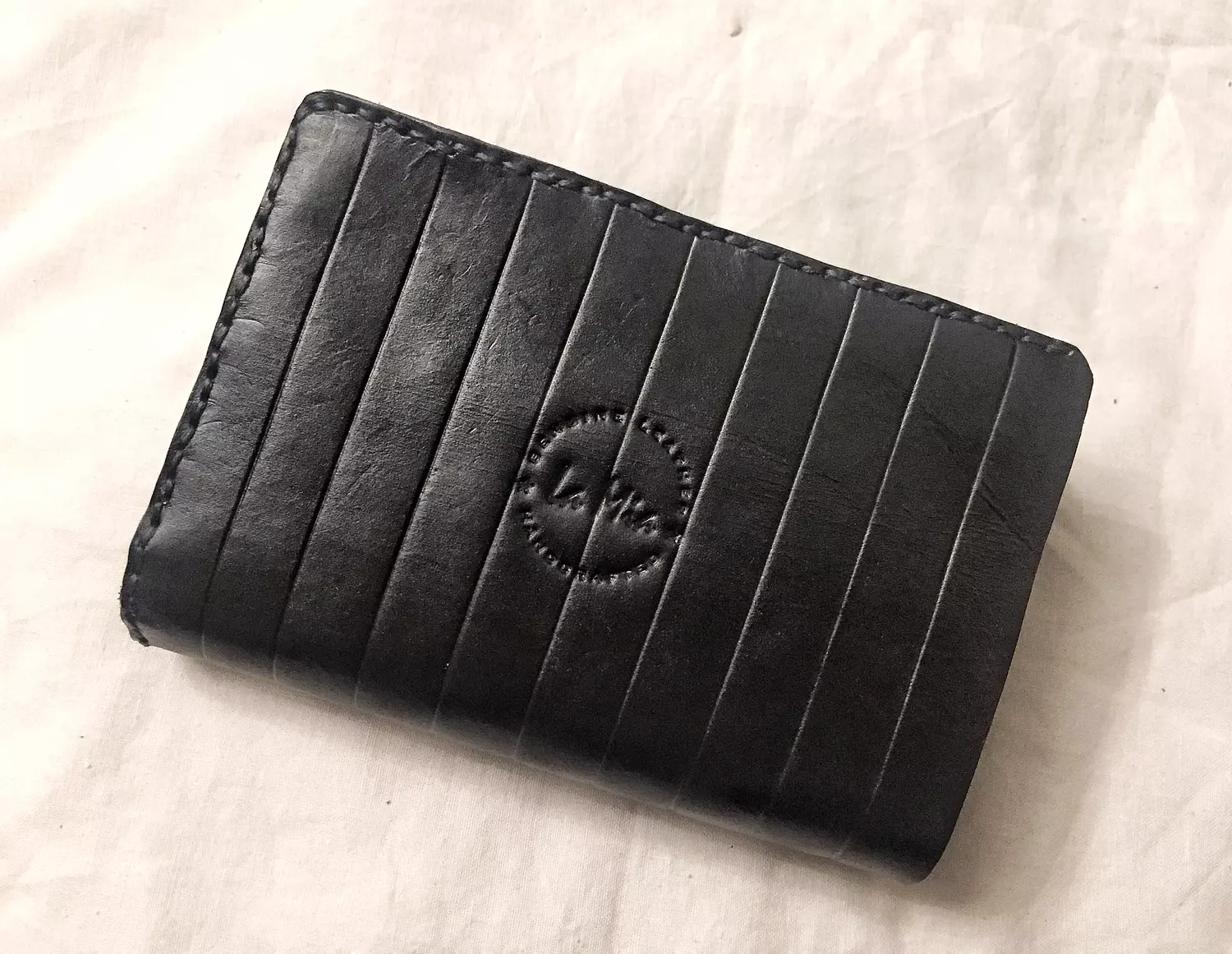 Art Nouveau bloom medium leather wallet 8