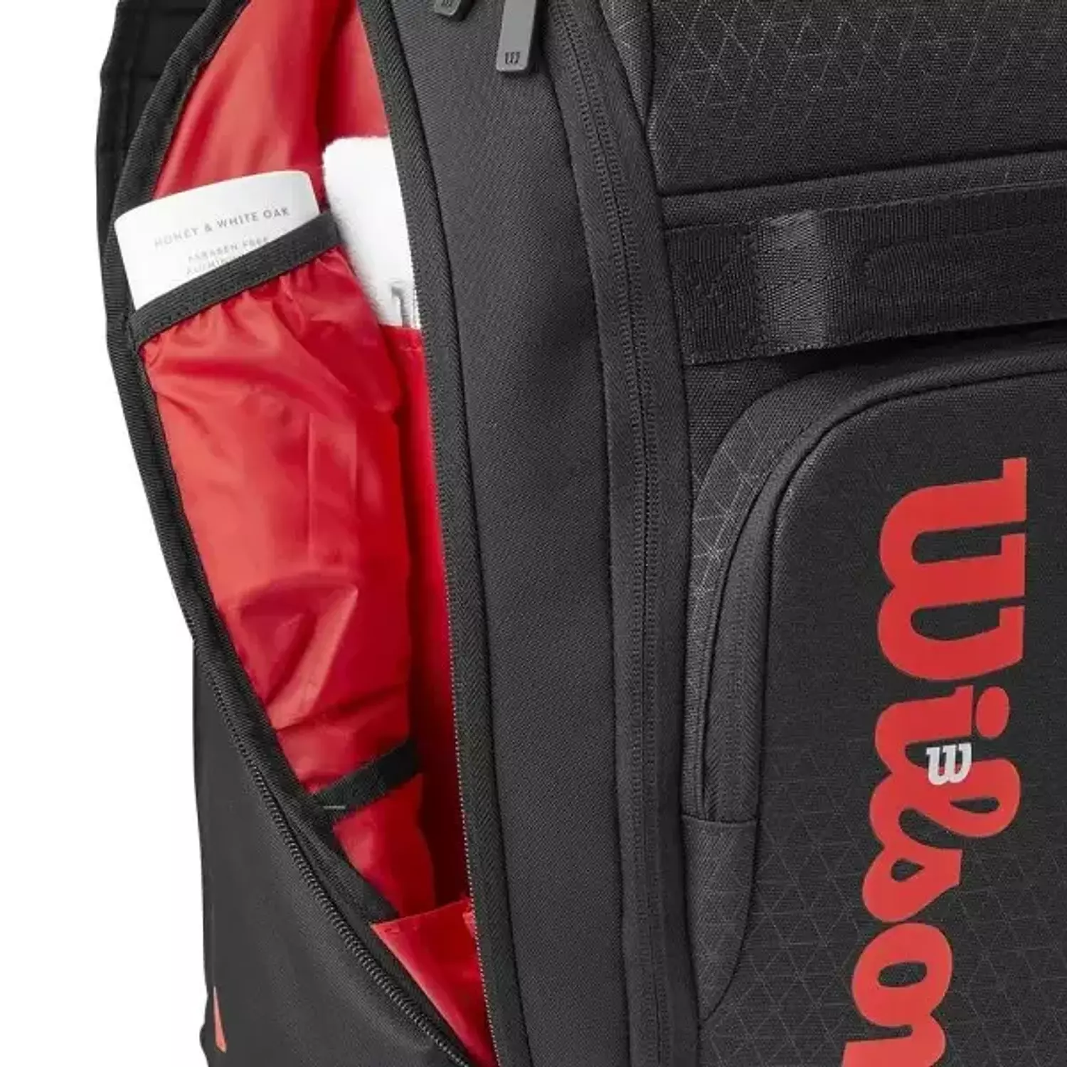 Wilson Clash V3 Backpack - black/Infrared 2025 3