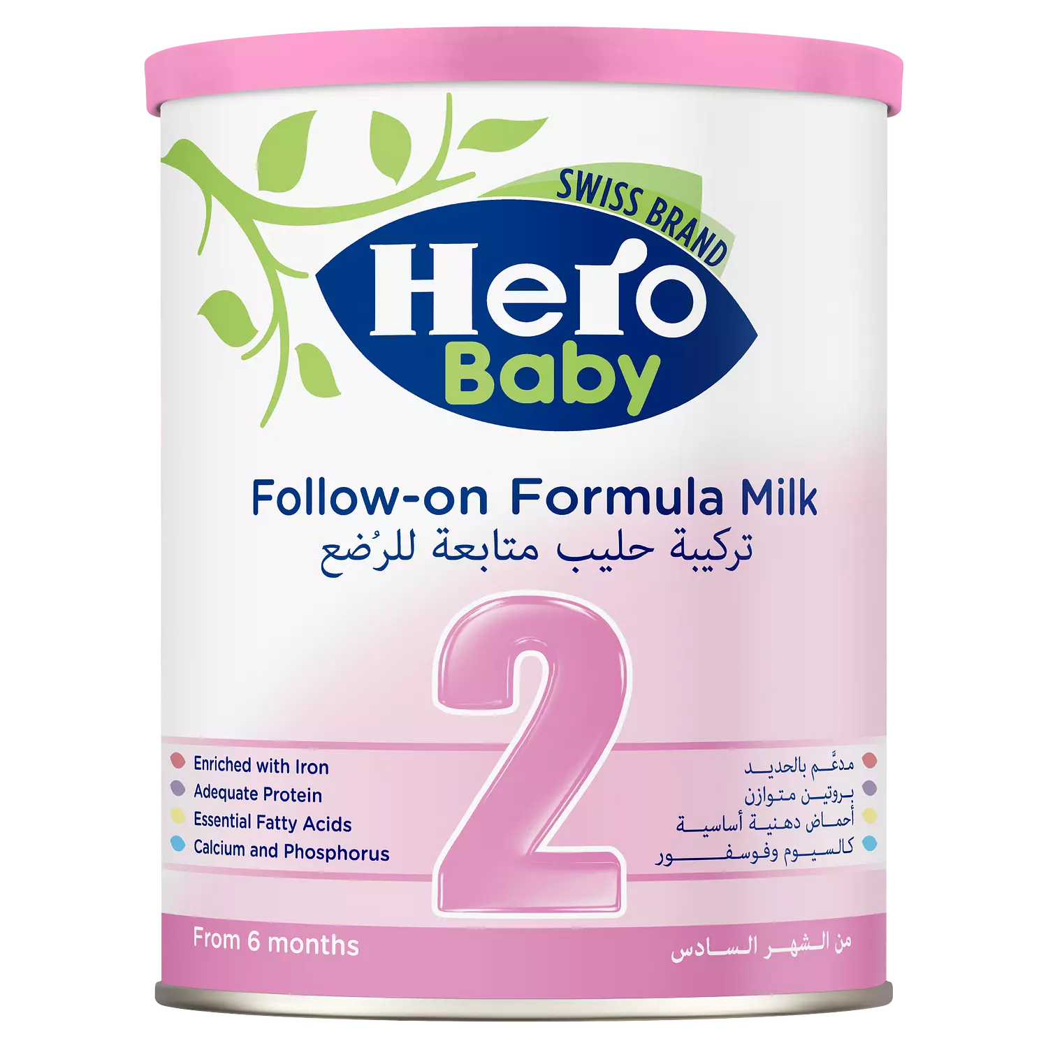 HERO BABY MILK STAGE 2 FROM 6-12 MONTH 400 GM image