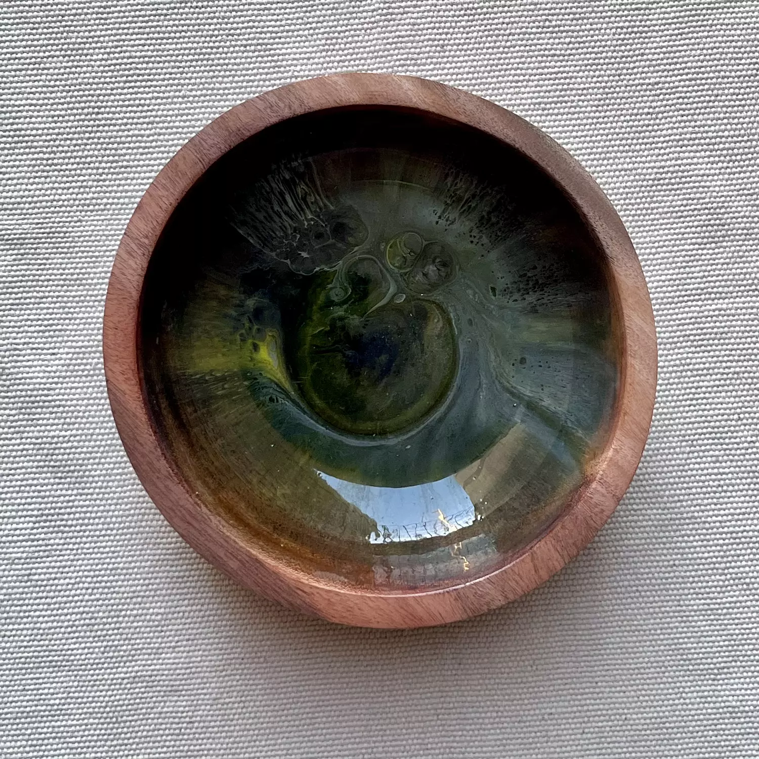 Green Wood Bowl 3