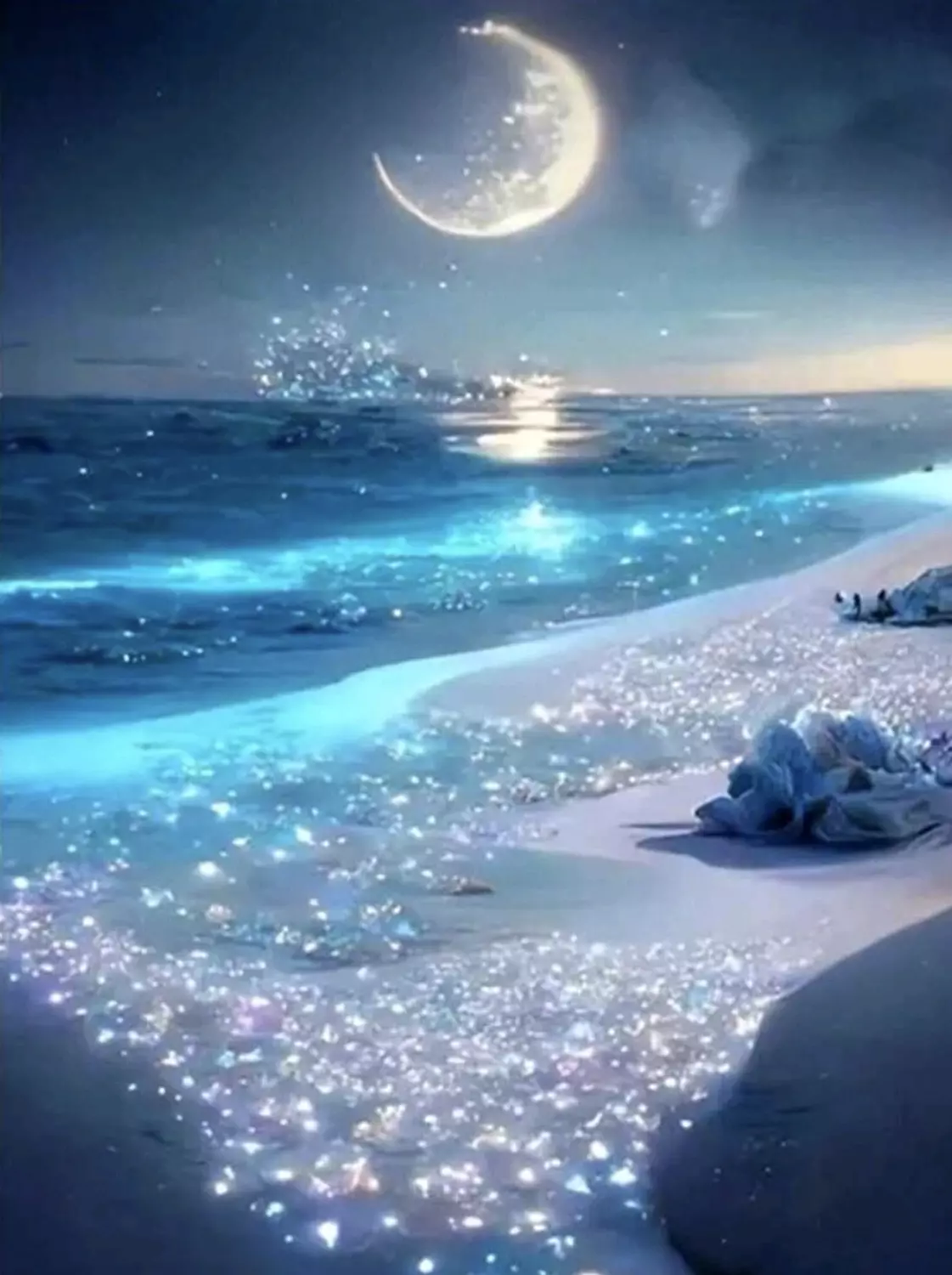 Diamond Painting- Sea Moon image