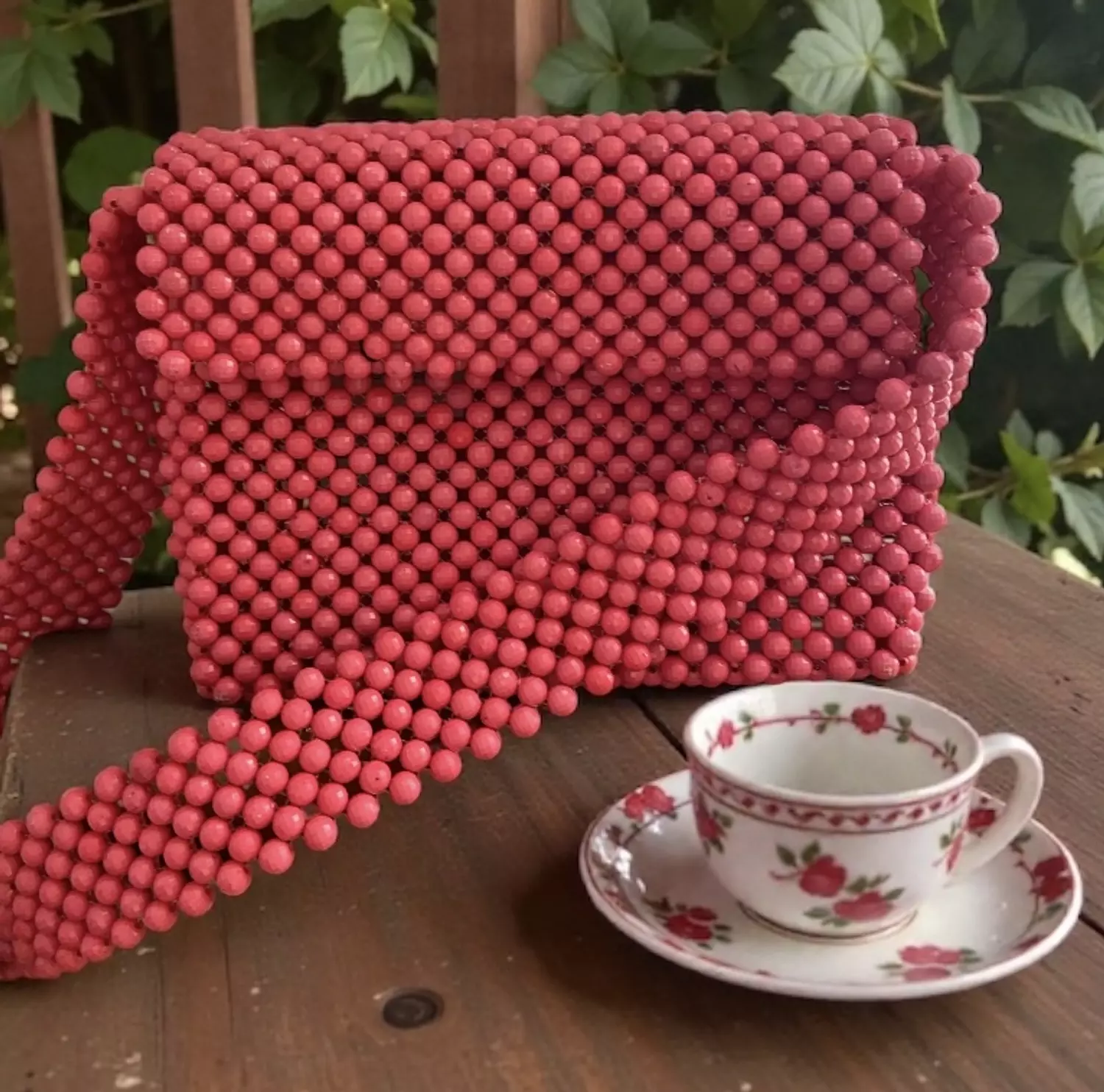 Cross beaded bag 5
