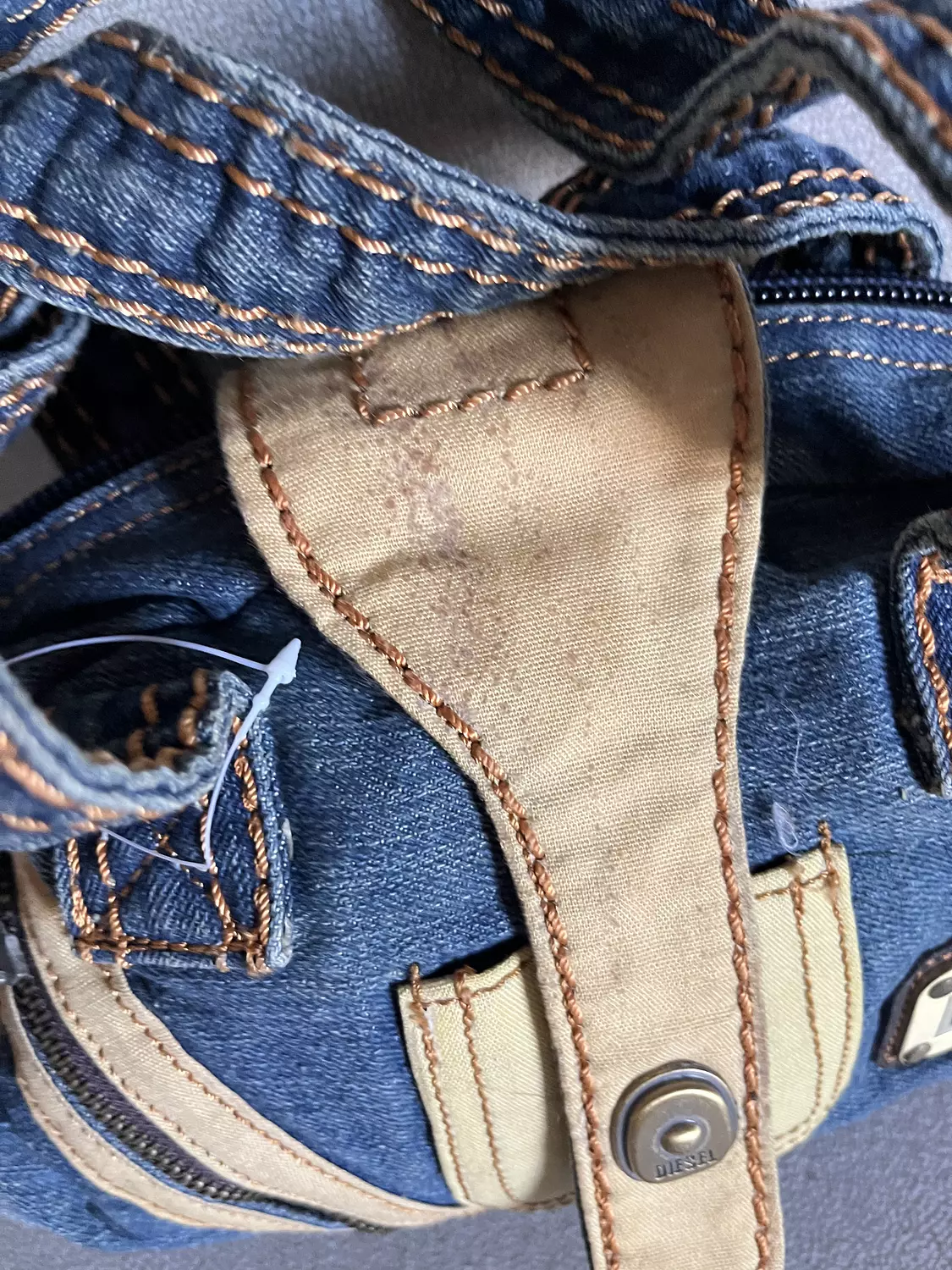 Authentic Diesel denim bag 3