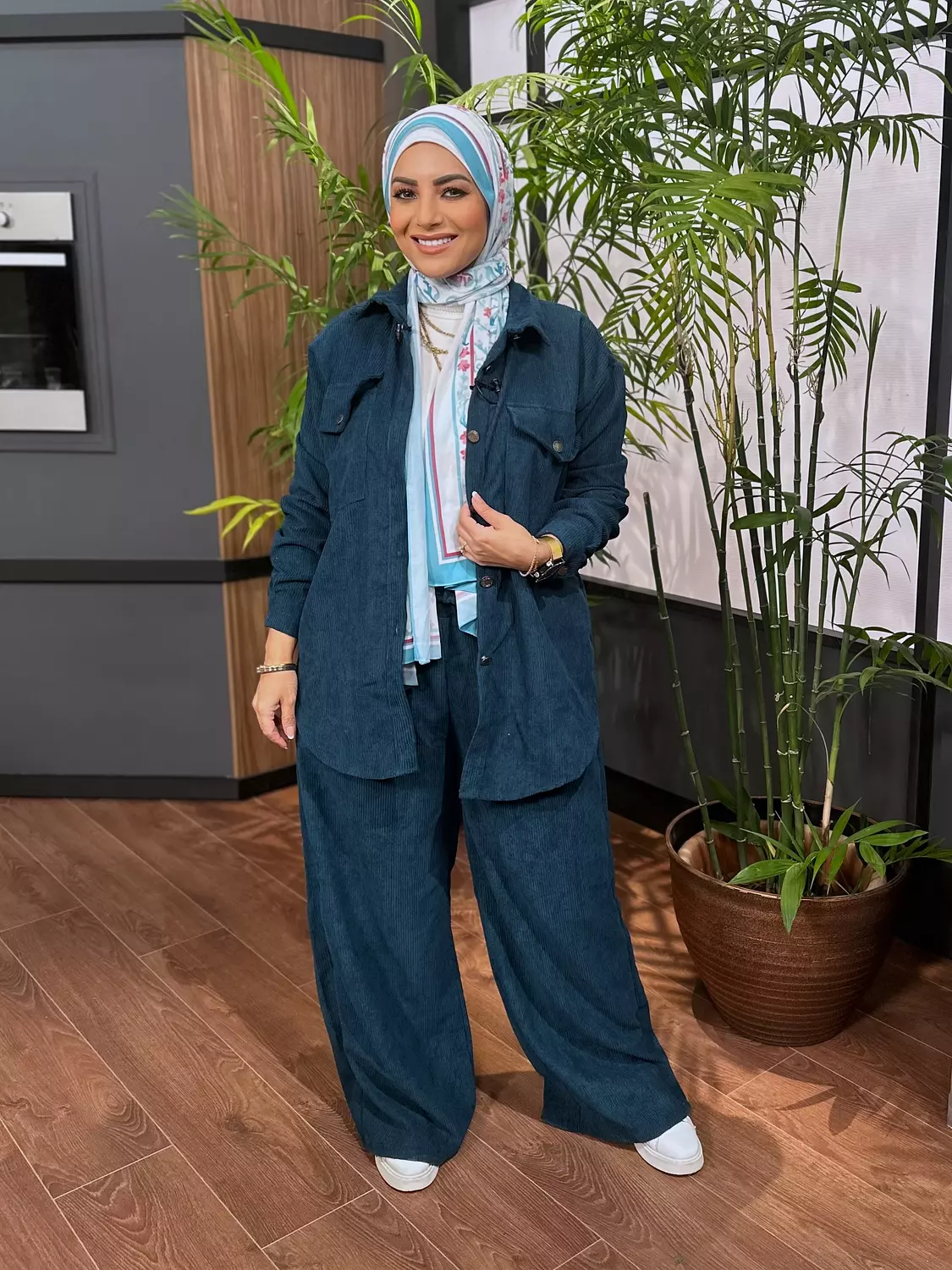 Hijab Corduroy Suit  4