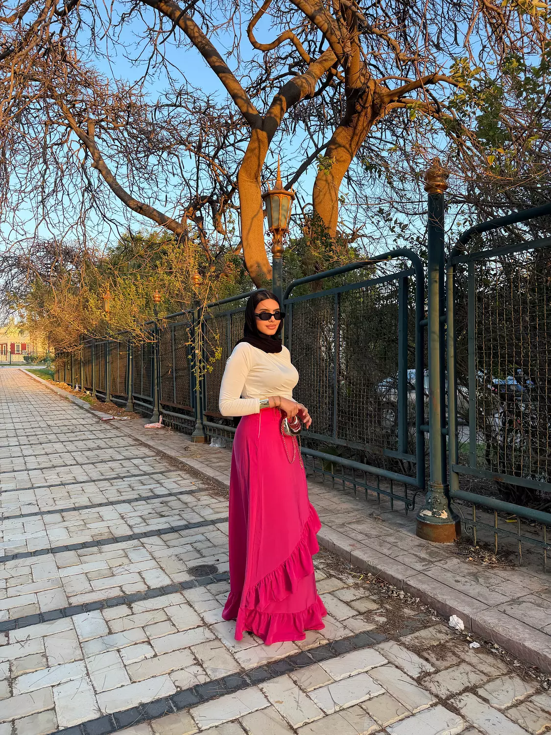Ruffle Maxi Skirt – Elegant Modest Style 2