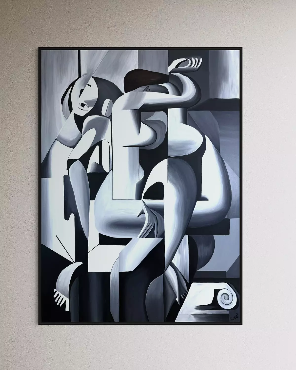 Cubist couple  image