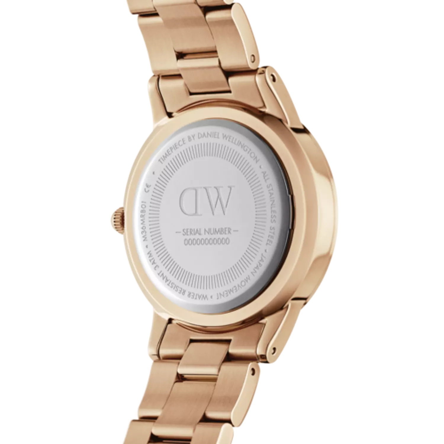 Daniel Wellington - Iconic Link - Rose Gold Black Dial 36mm 2