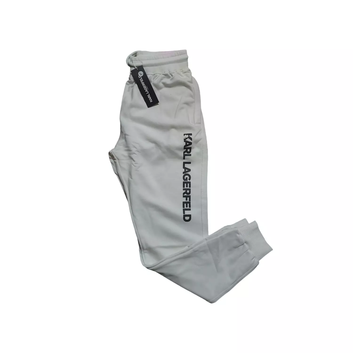 karl lagerfield sweatpant White  image
