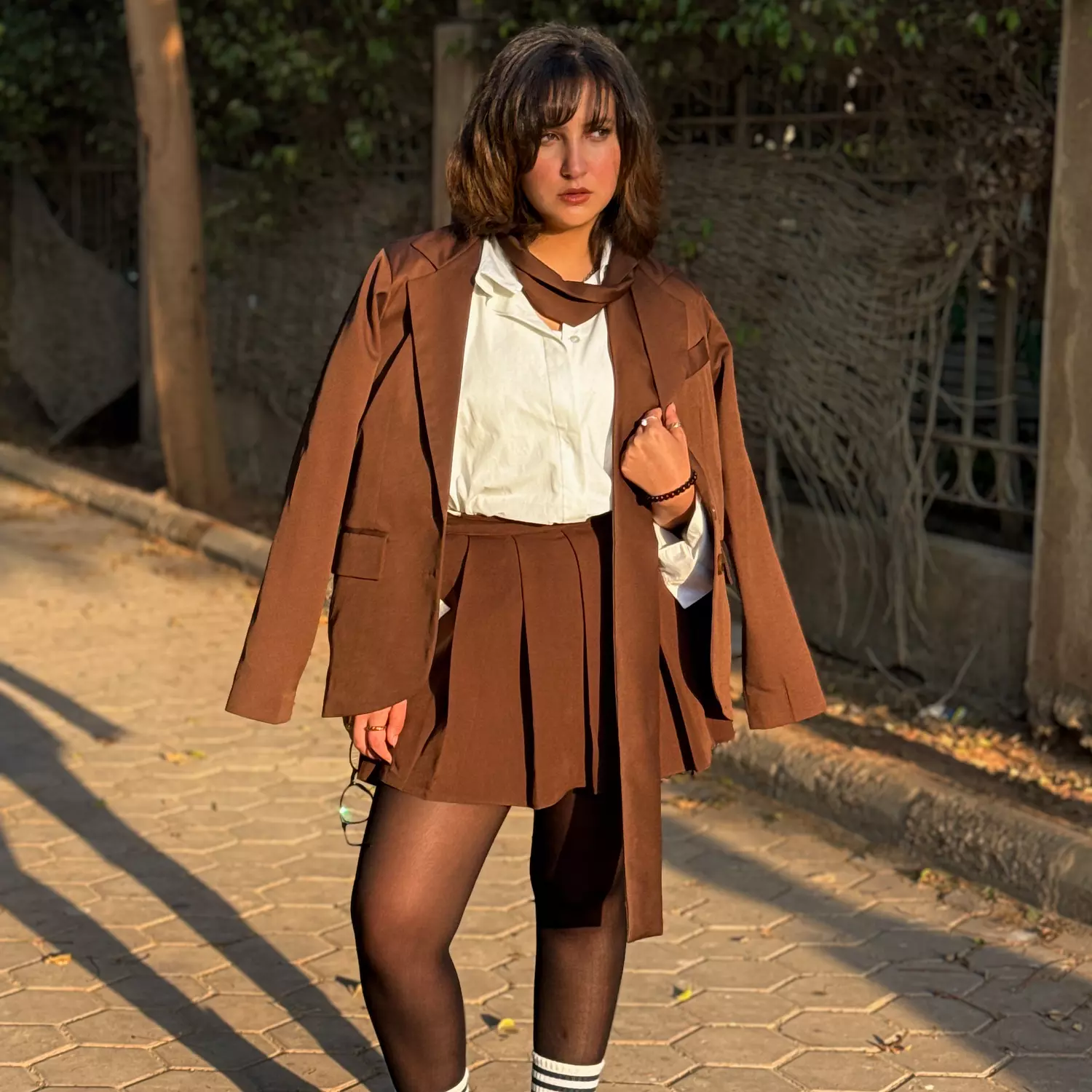 Brown Tennis Skirt image