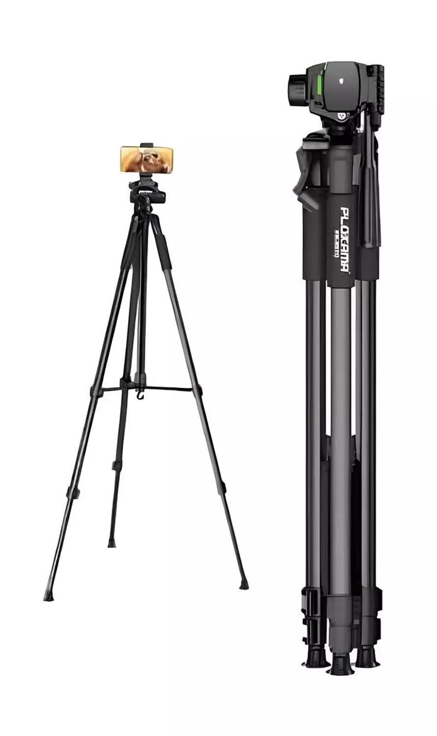 PLOKAMA PK-9950 Tripod Stand 150CM Height 360° Rotation Black hover image
