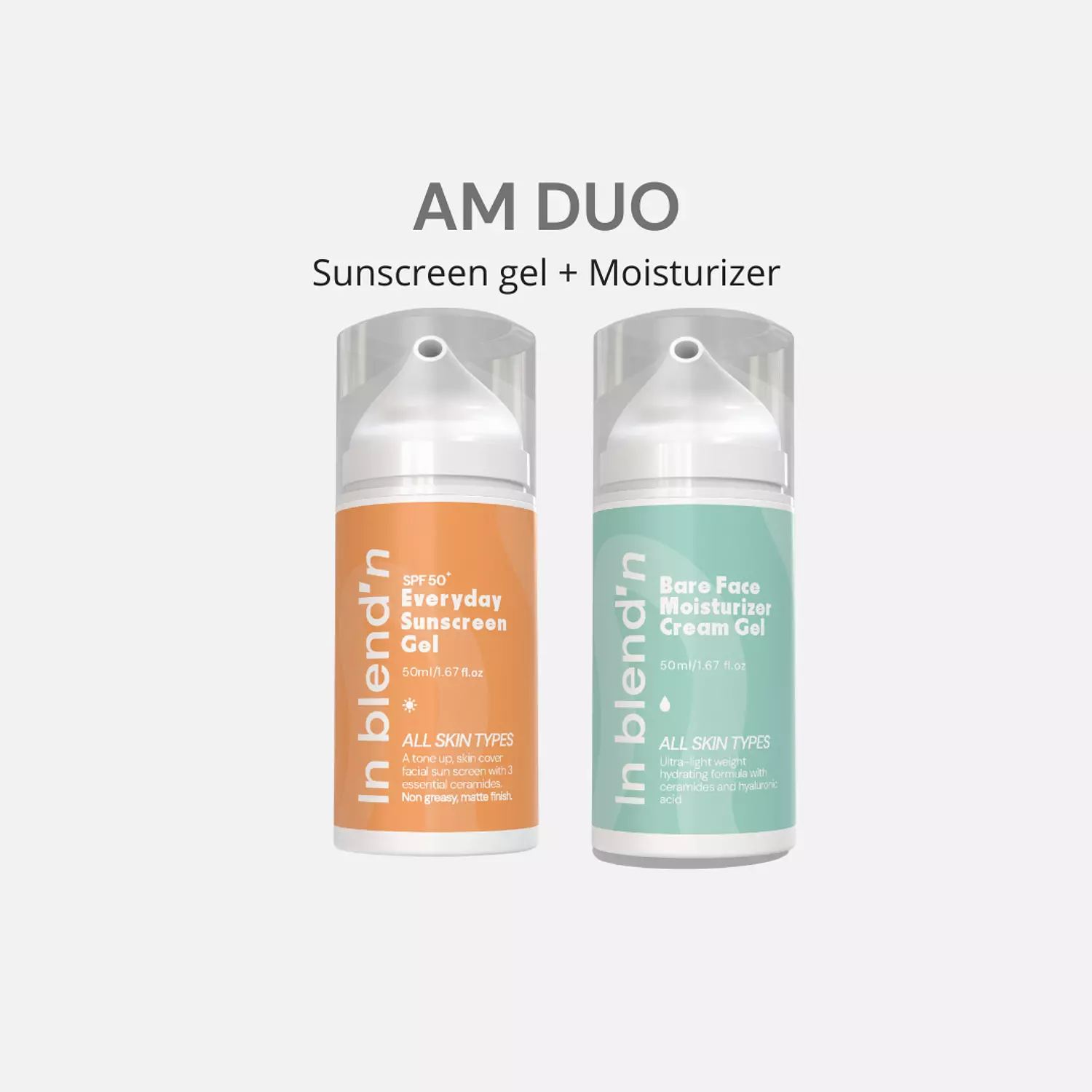 AM Bundle – Moisturizer + Sunscreen Gel image