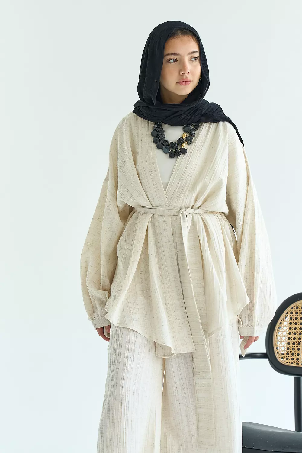 Crunchy set in beige 3